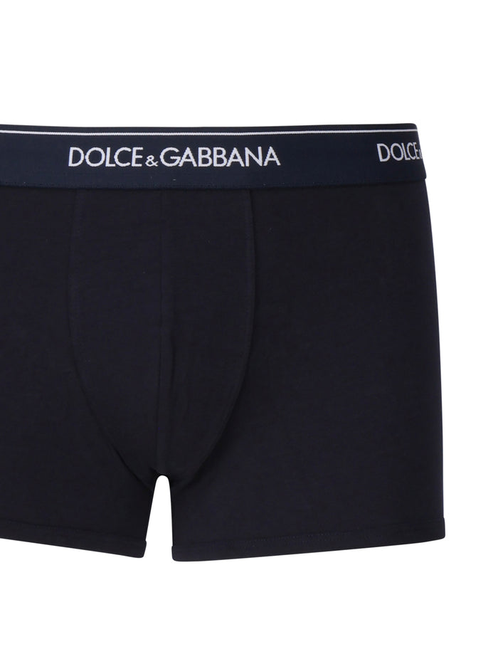 Dolce & Gabbana Underwear Blue Cotton Elastane