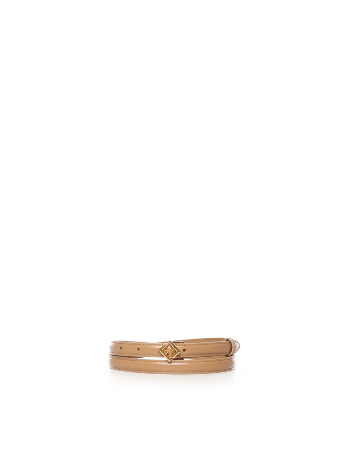 Fendi Belts Beige Calfskin