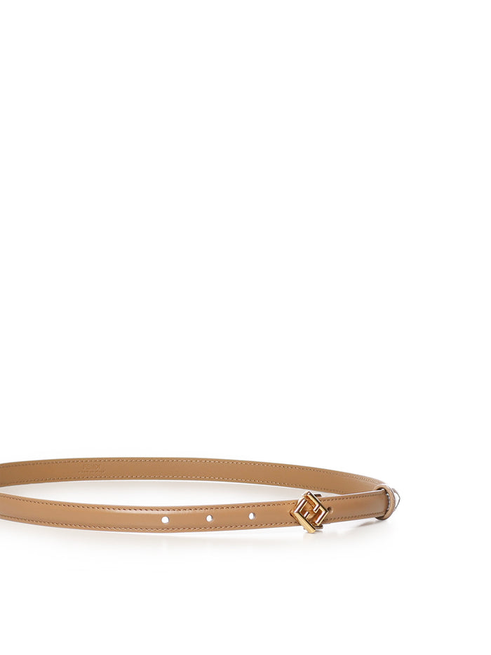 Fendi Belts Beige Calfskin