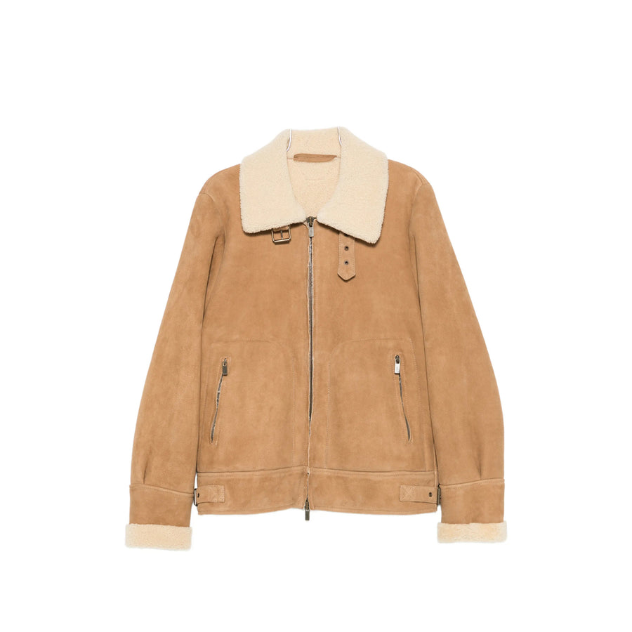 Leather Jacket Brown Calf