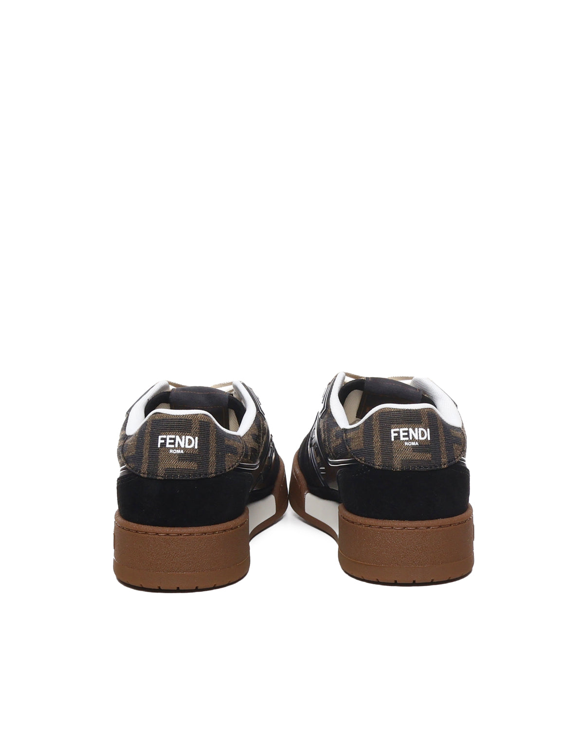 Fendi Sneakers Black Calfskin/cotton