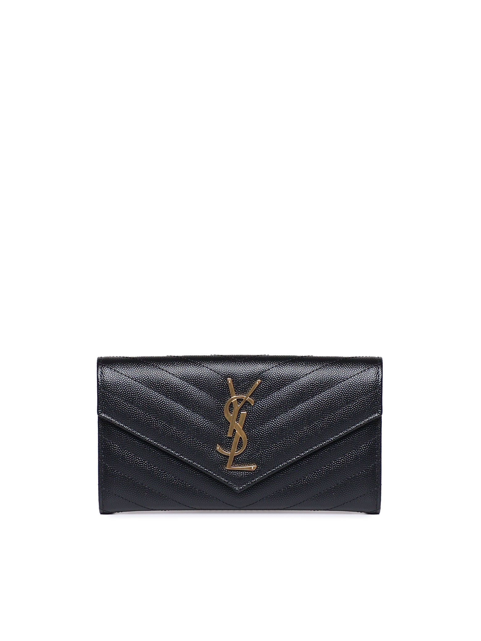 Saint Laurent Wallets Black Calfskin
