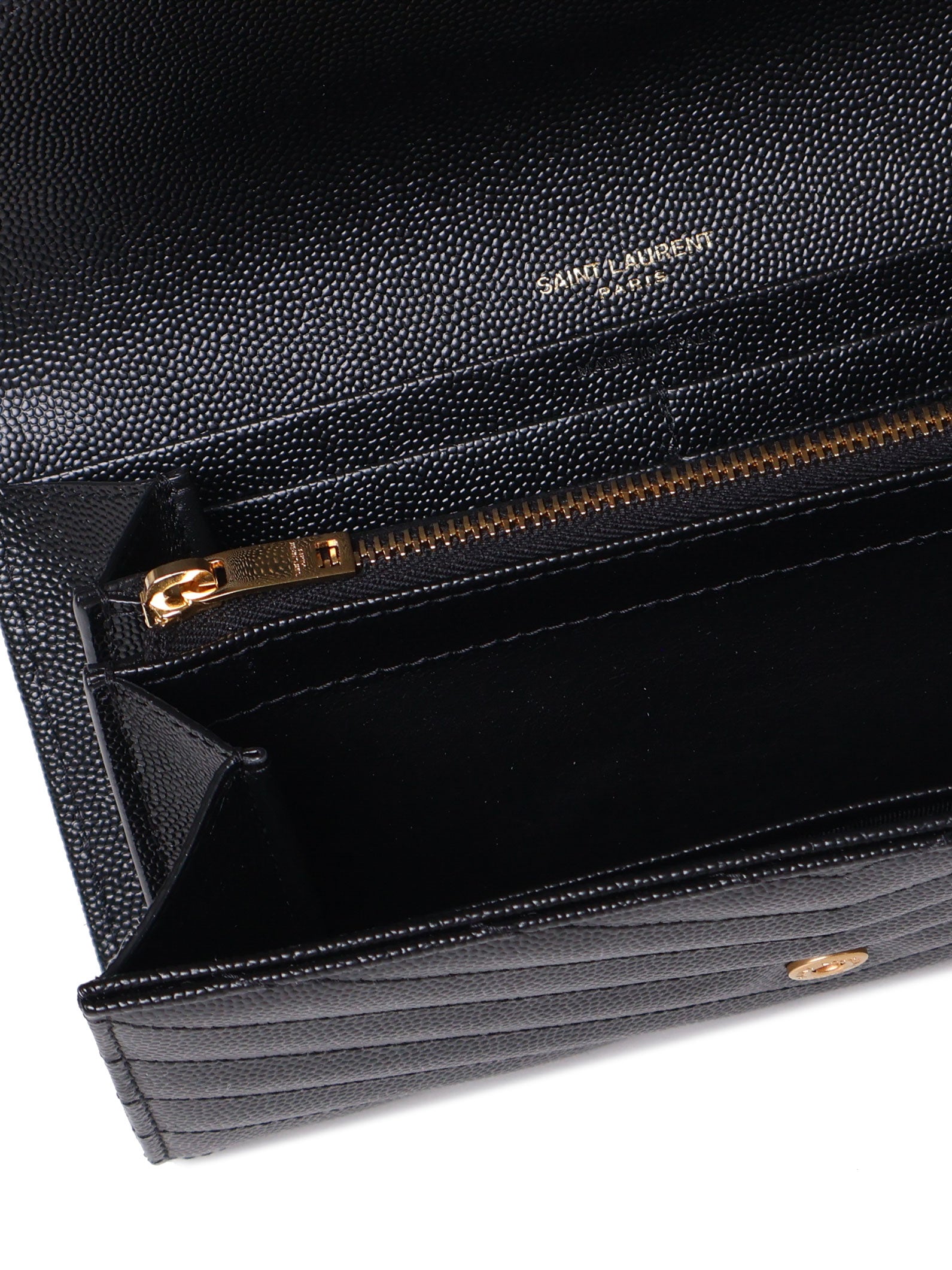 Saint Laurent Wallets Black Calfskin