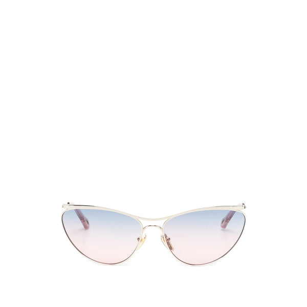 Cat-Eye Sunglasses Gold-Tone Metal