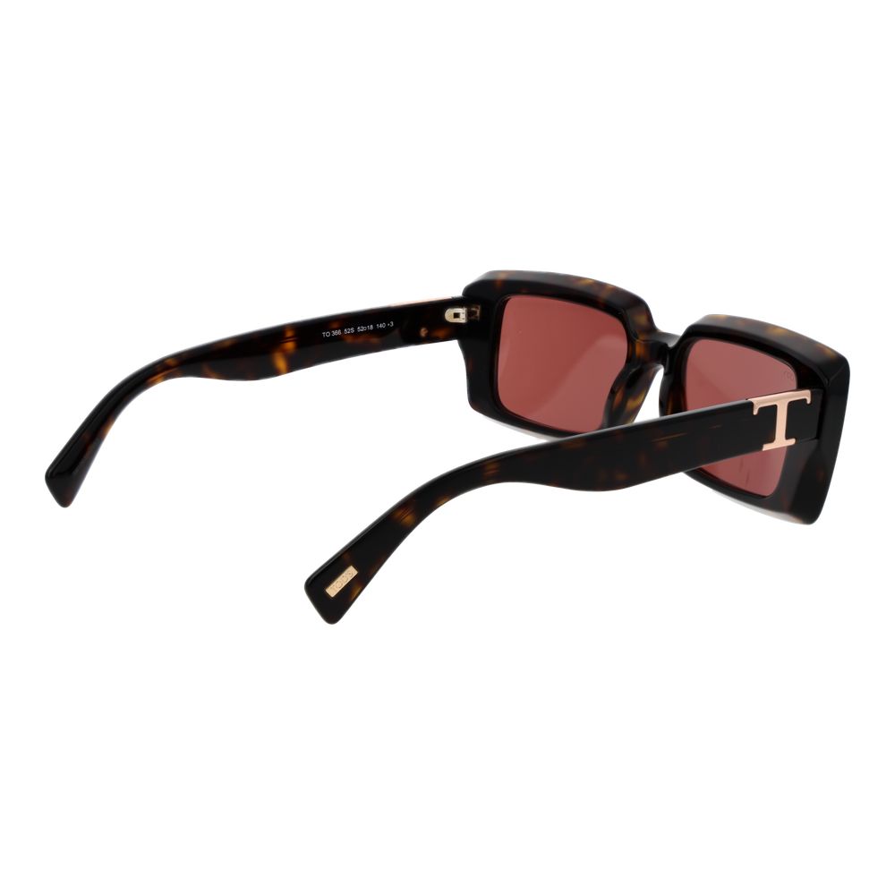 Tod's TO-1061106-FBB-530 Acetate frame sunglasses in brown — view 3