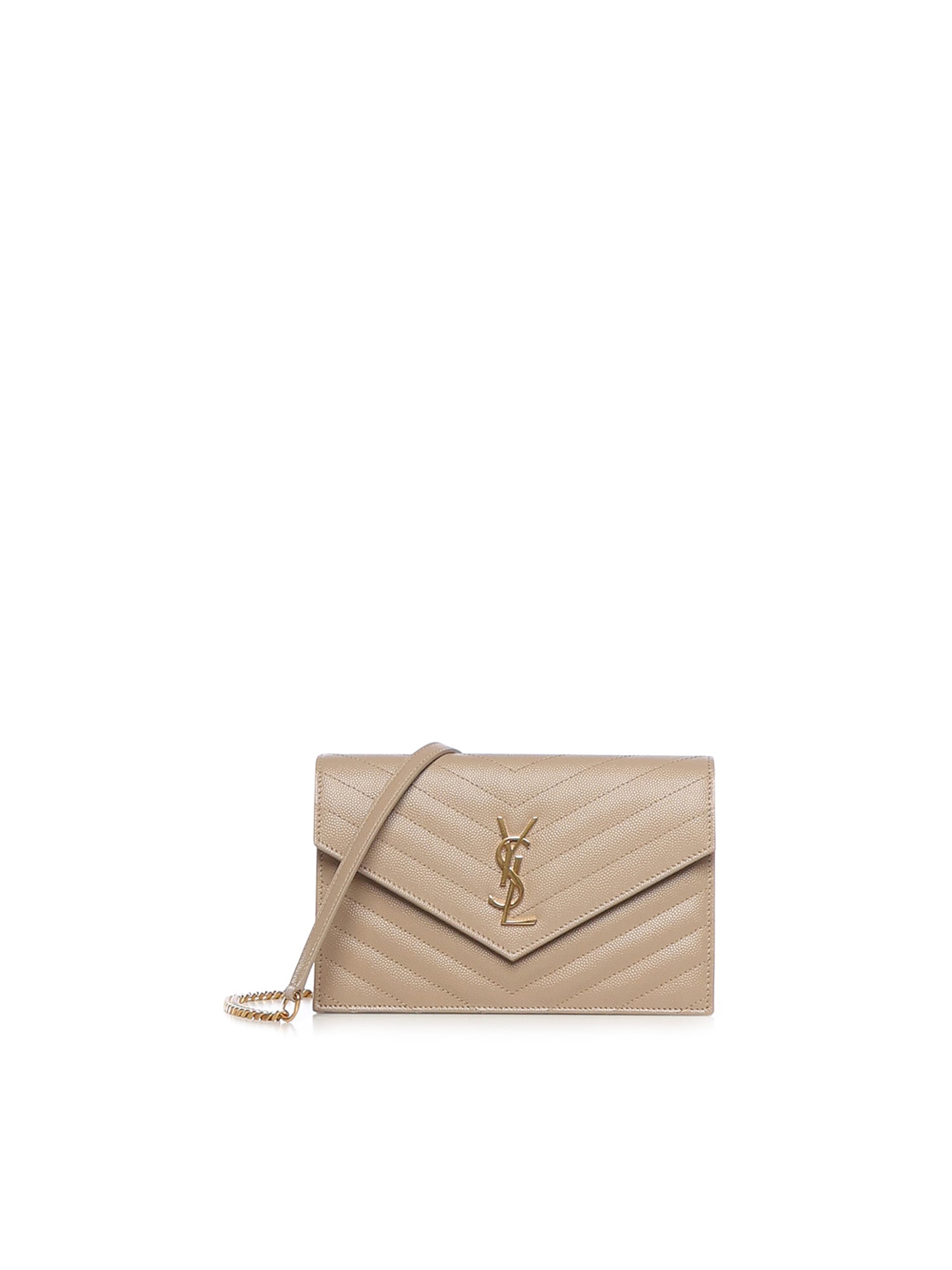 Saint Laurent Bags Beige Calfskin