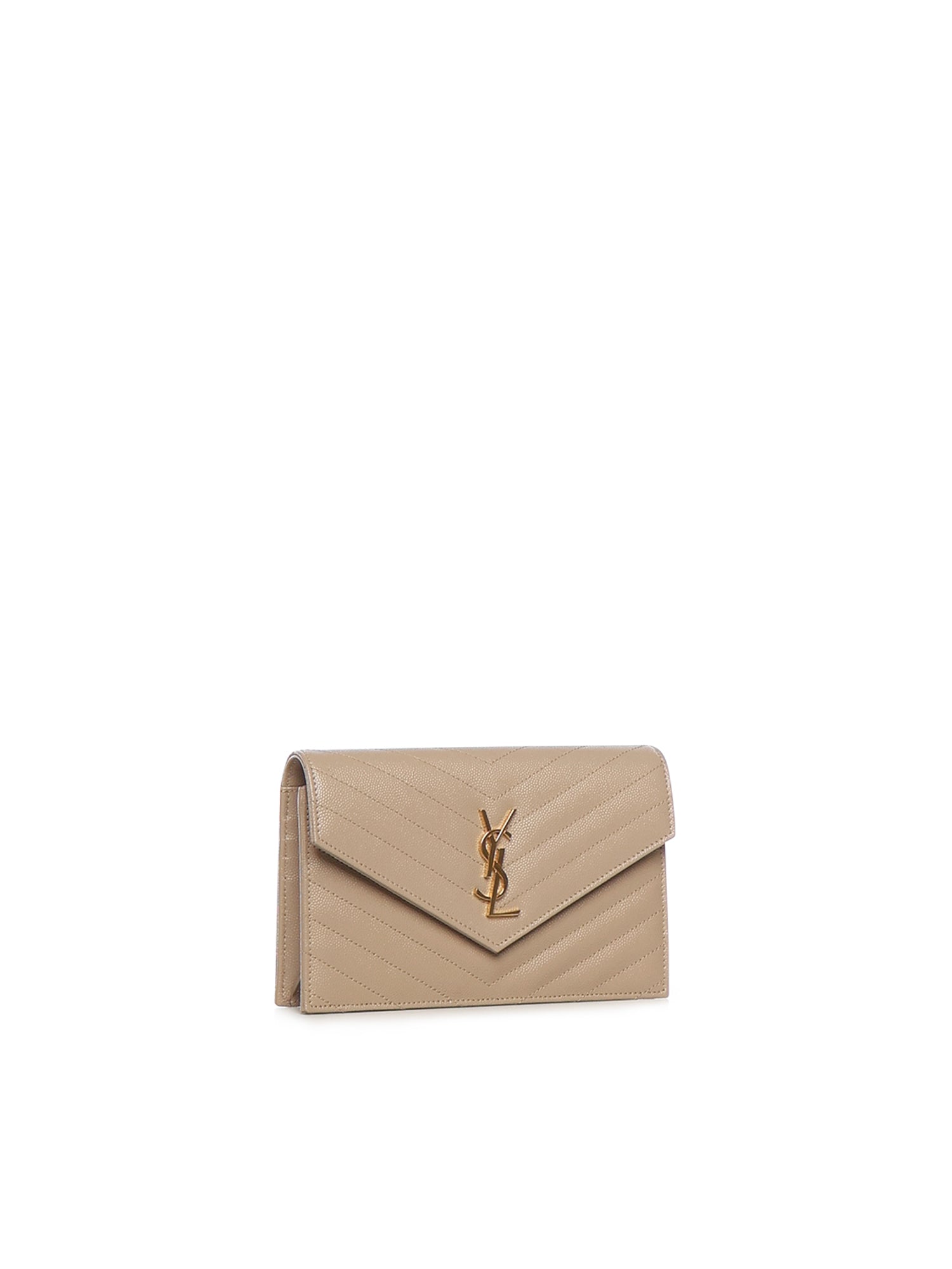 Saint Laurent Bags Beige Calfskin
