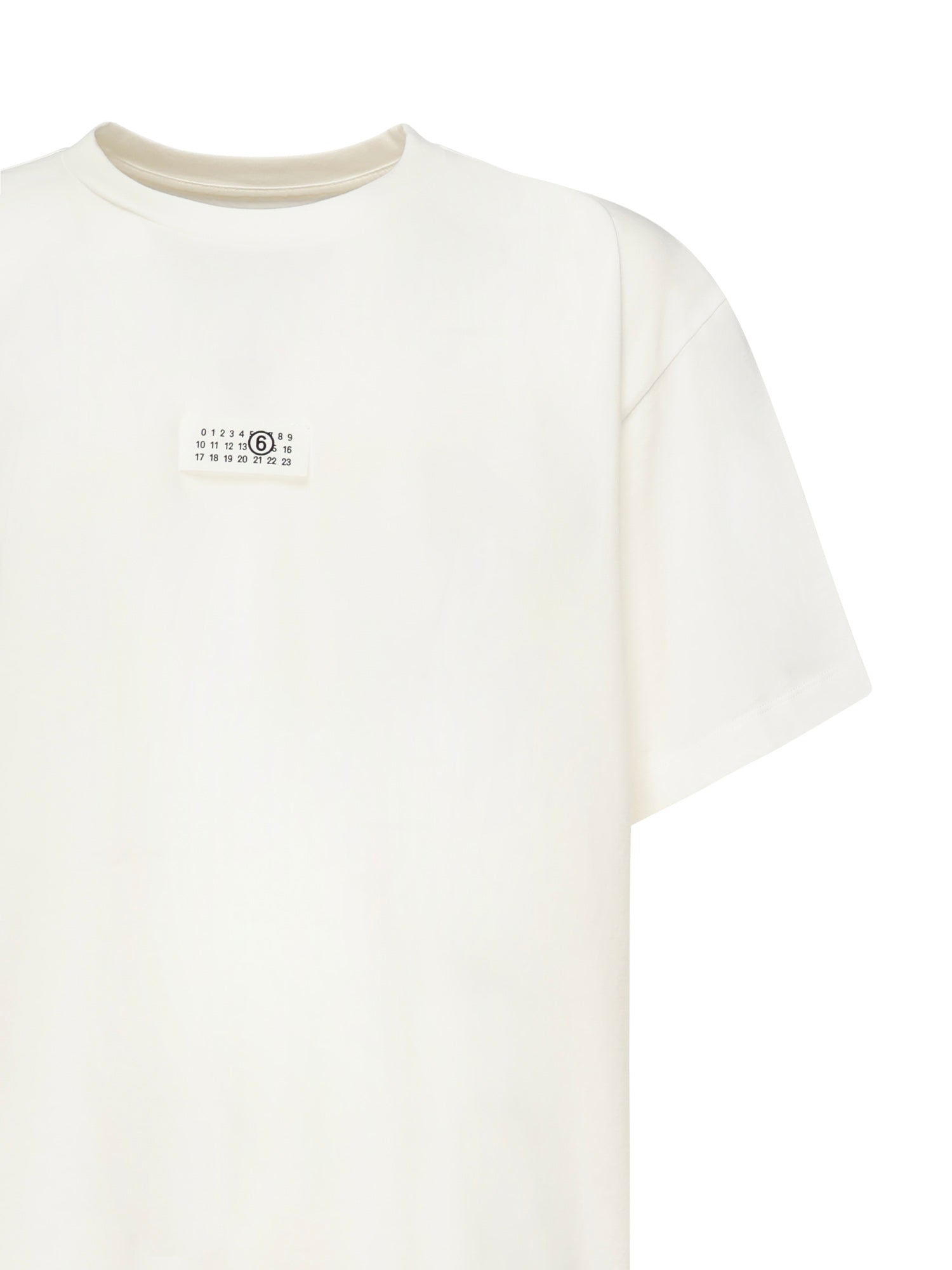 MM6 Maison Margiela T-shirts and Polos Beige Cotton