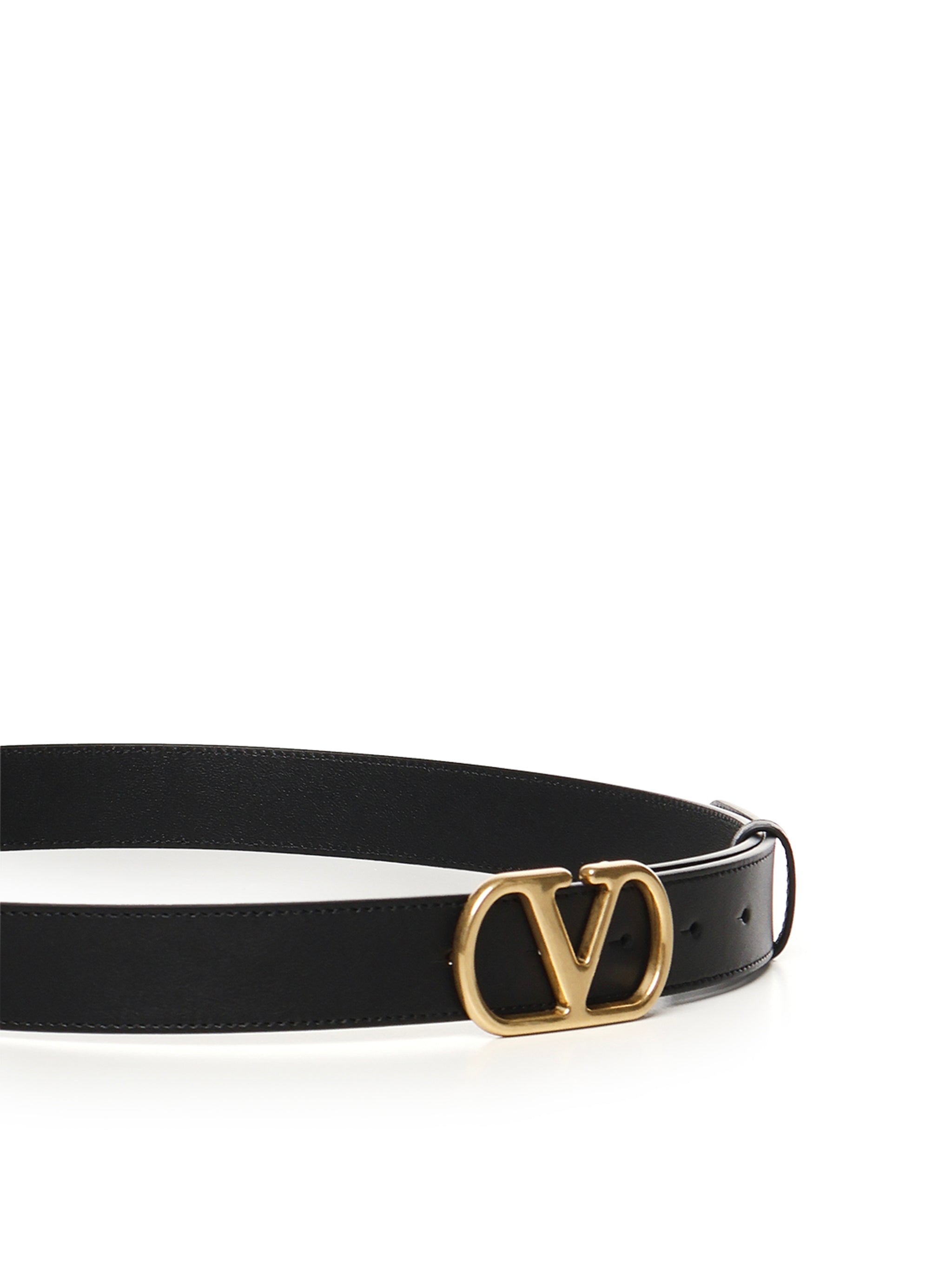 Valentino Garavani Belts Black Calfskin