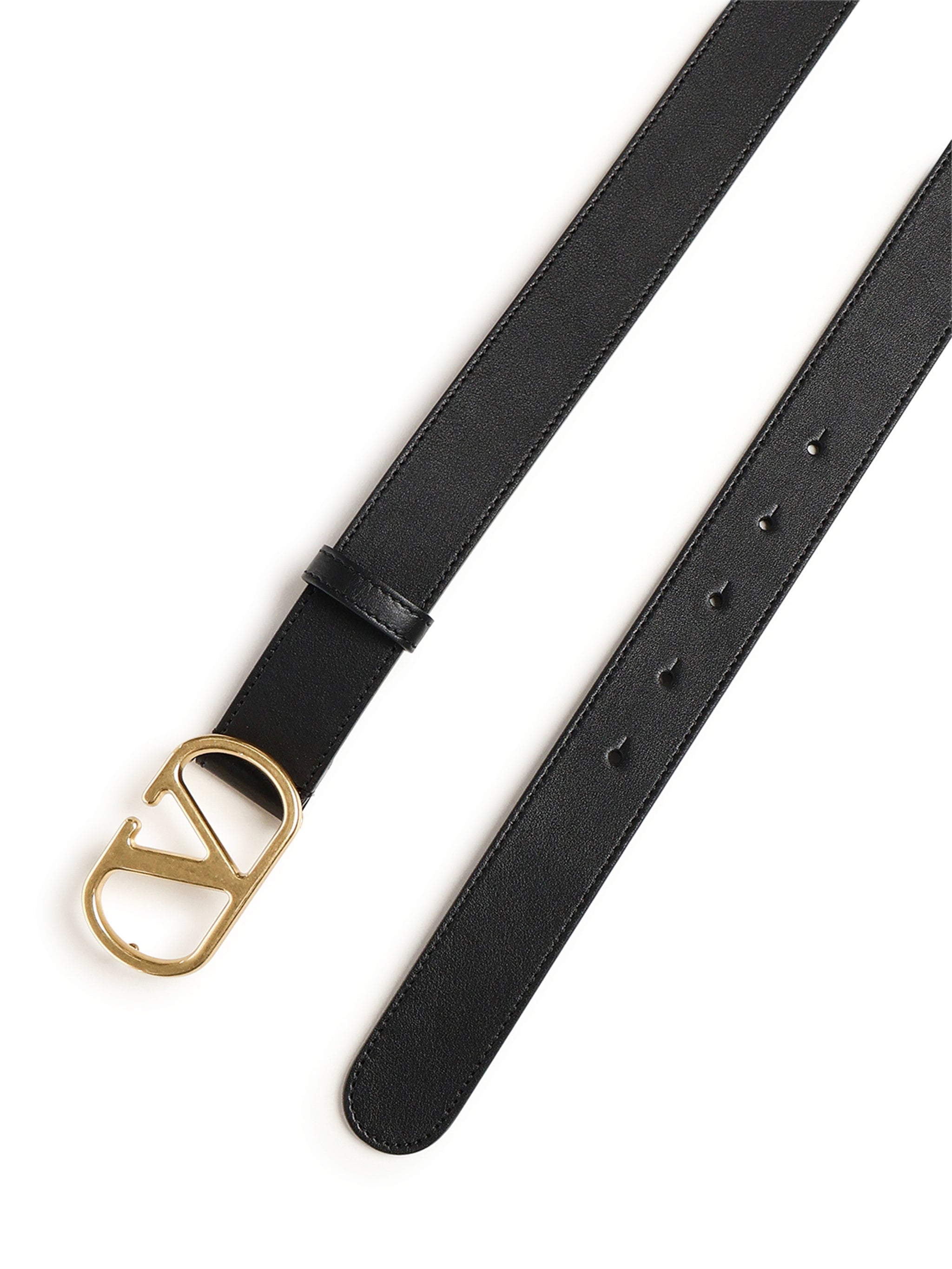 Valentino Garavani Belts Black Calfskin