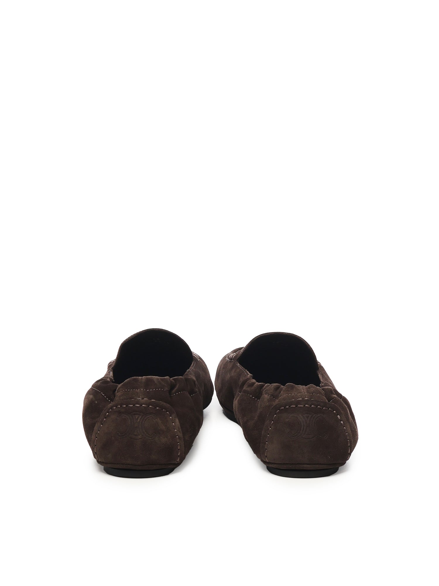 Céline Flat shoes Dark Brown Calf