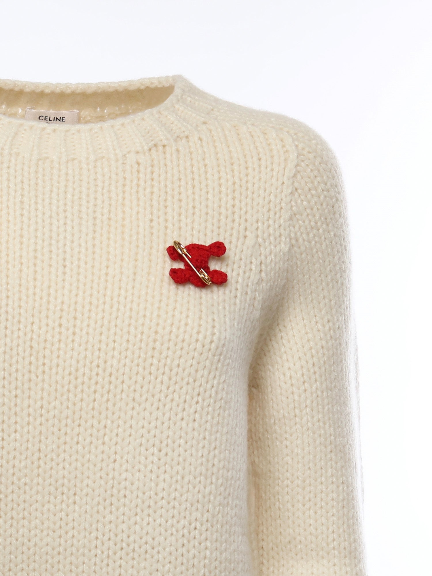 Céline Sweaters Beige Cashmere And Silk