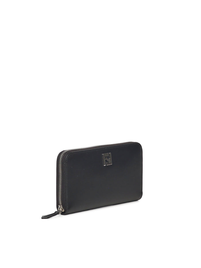 Fendi Wallets Black Calfskin
