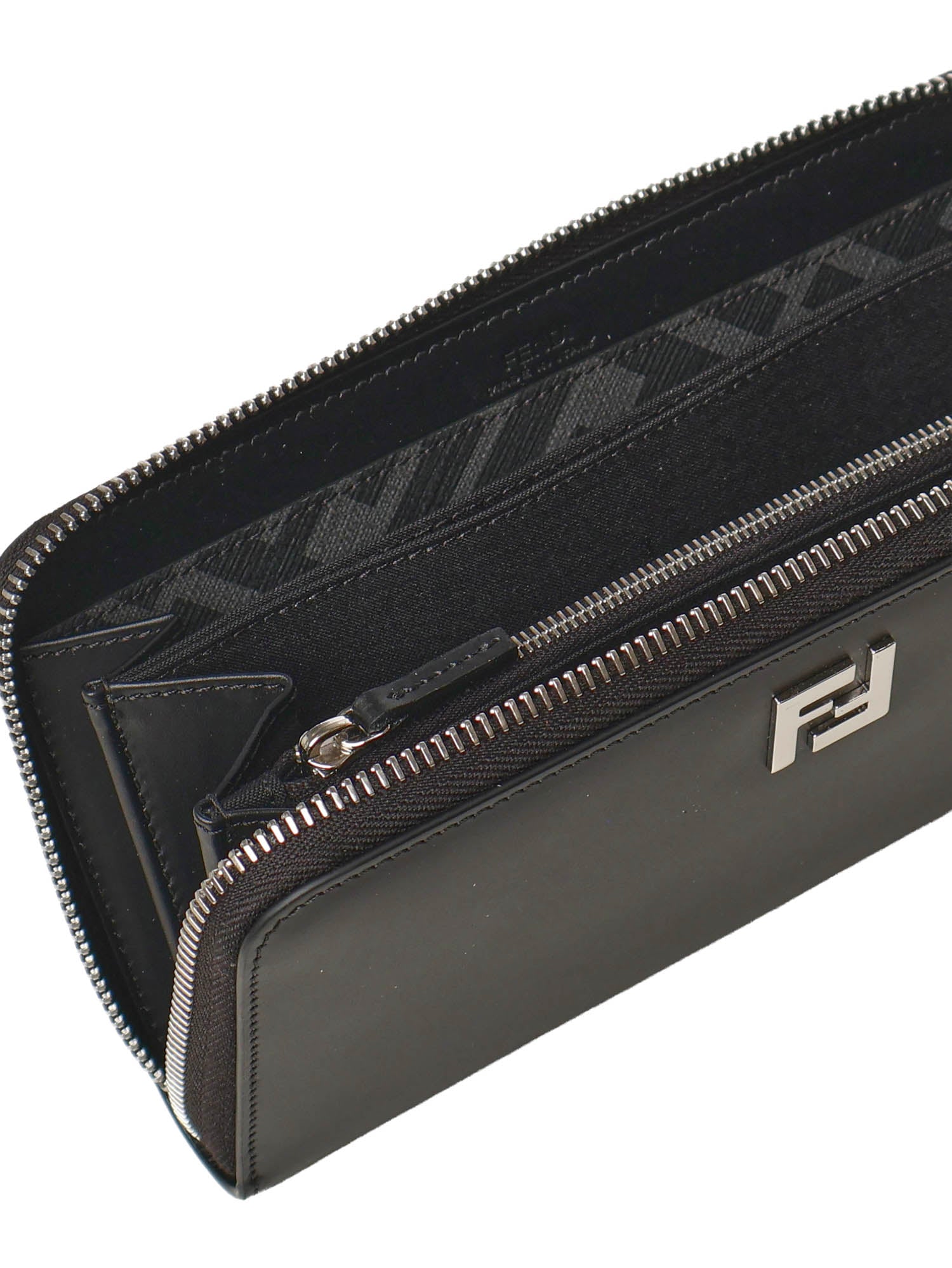 Fendi Wallets Black Calfskin