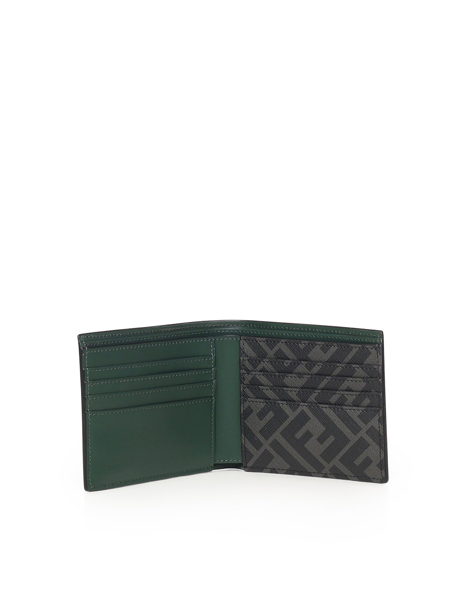 Fendi Wallets Green Calfskin