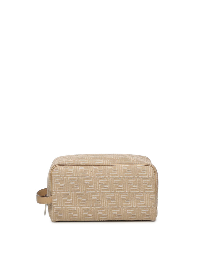Fendi Suitcases Beige Cotton