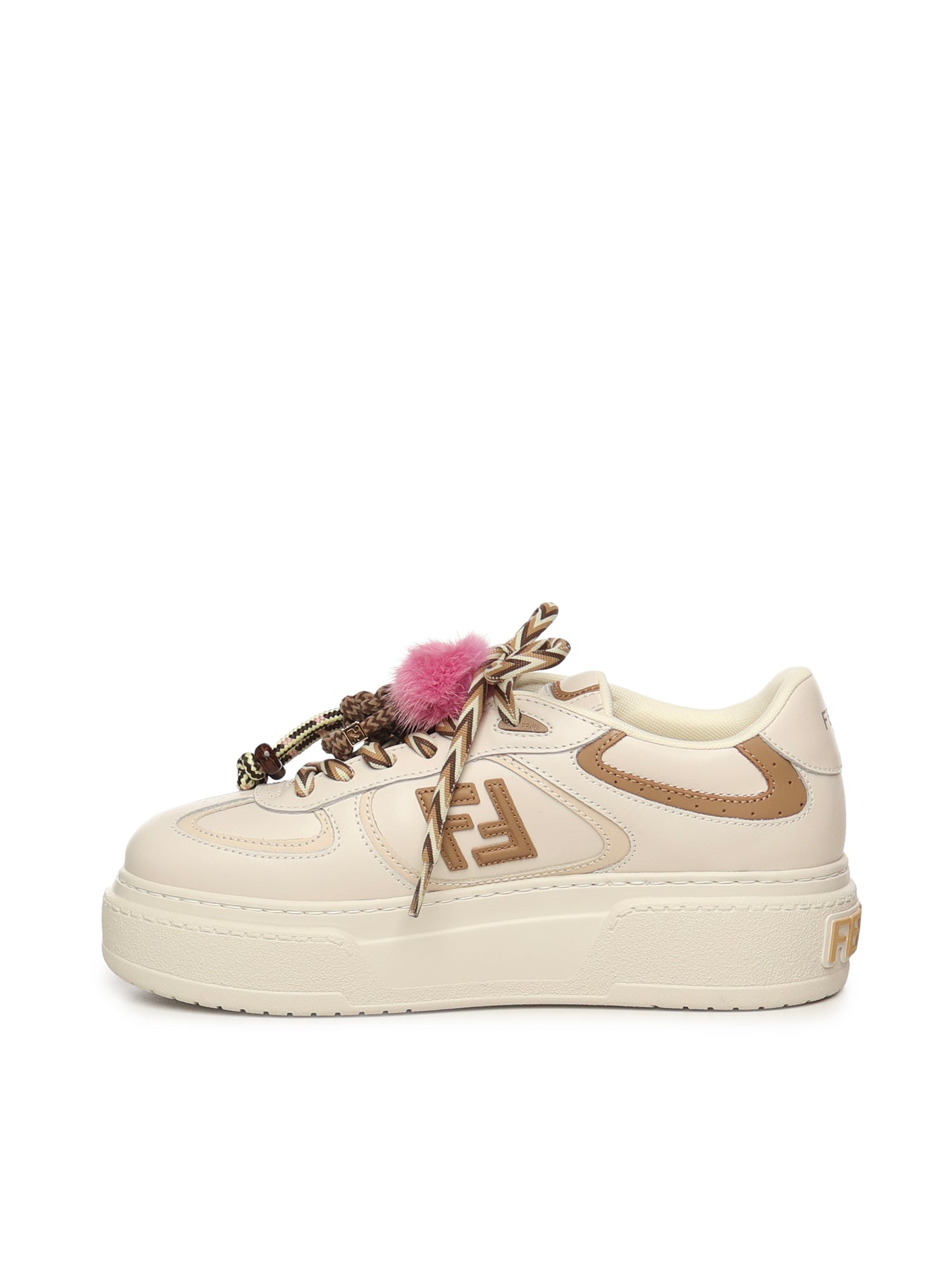 Fendi Sneakers White Calfskin