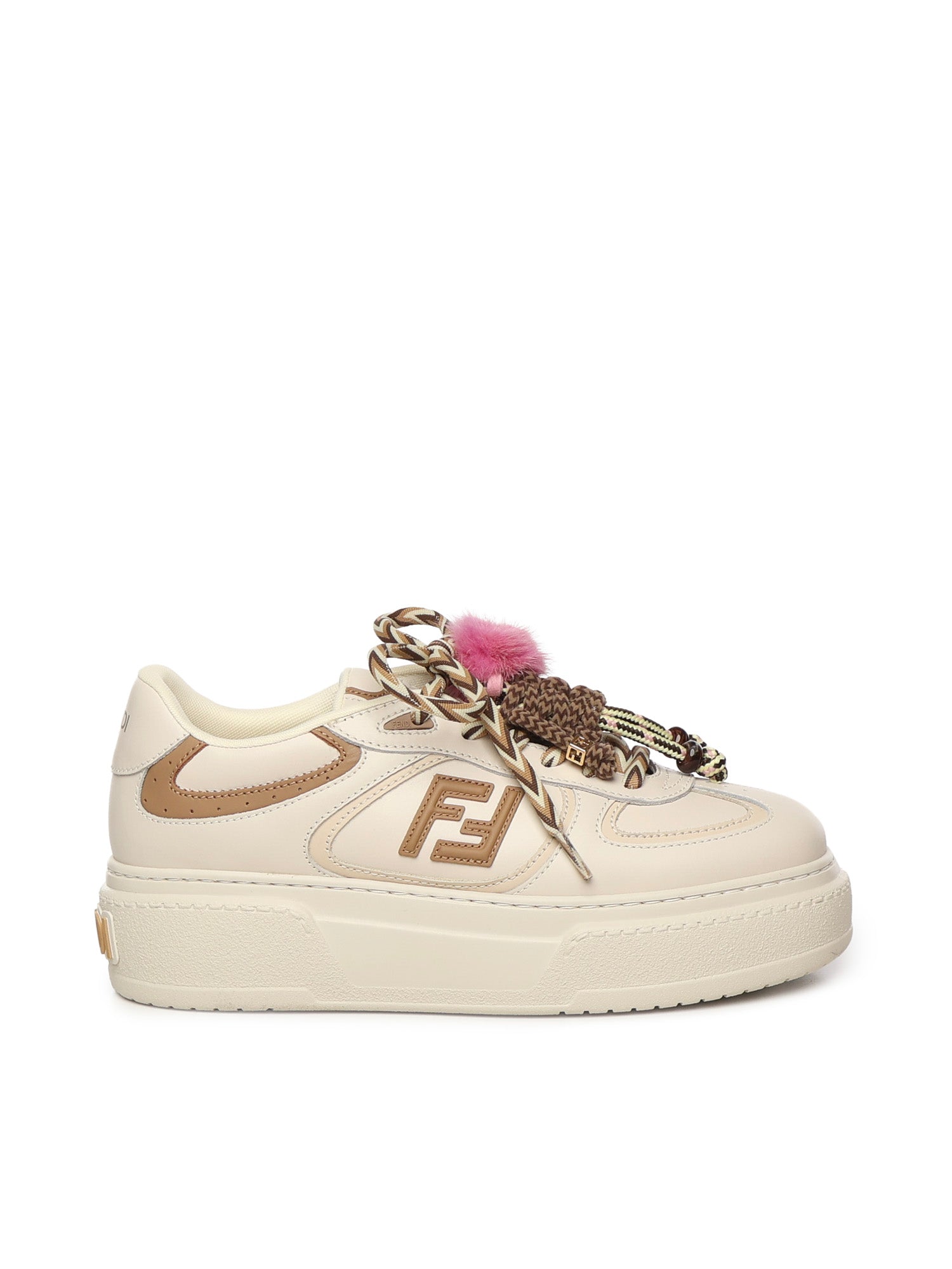 Fendi Sneakers White Calfskin