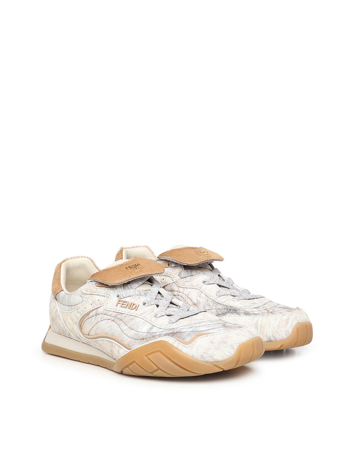 Fendi Sneakers MultiColour Calfskin/polyamide