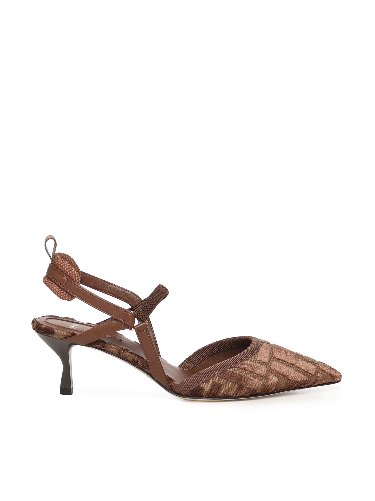 Fendi Flat shoes Brown Viscose