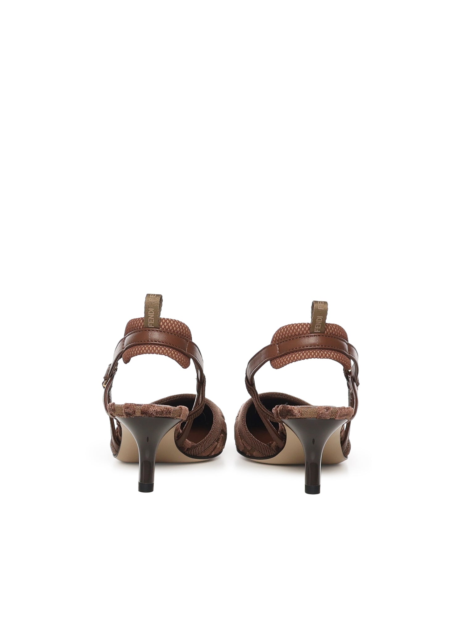 Fendi Flat shoes Brown Viscose