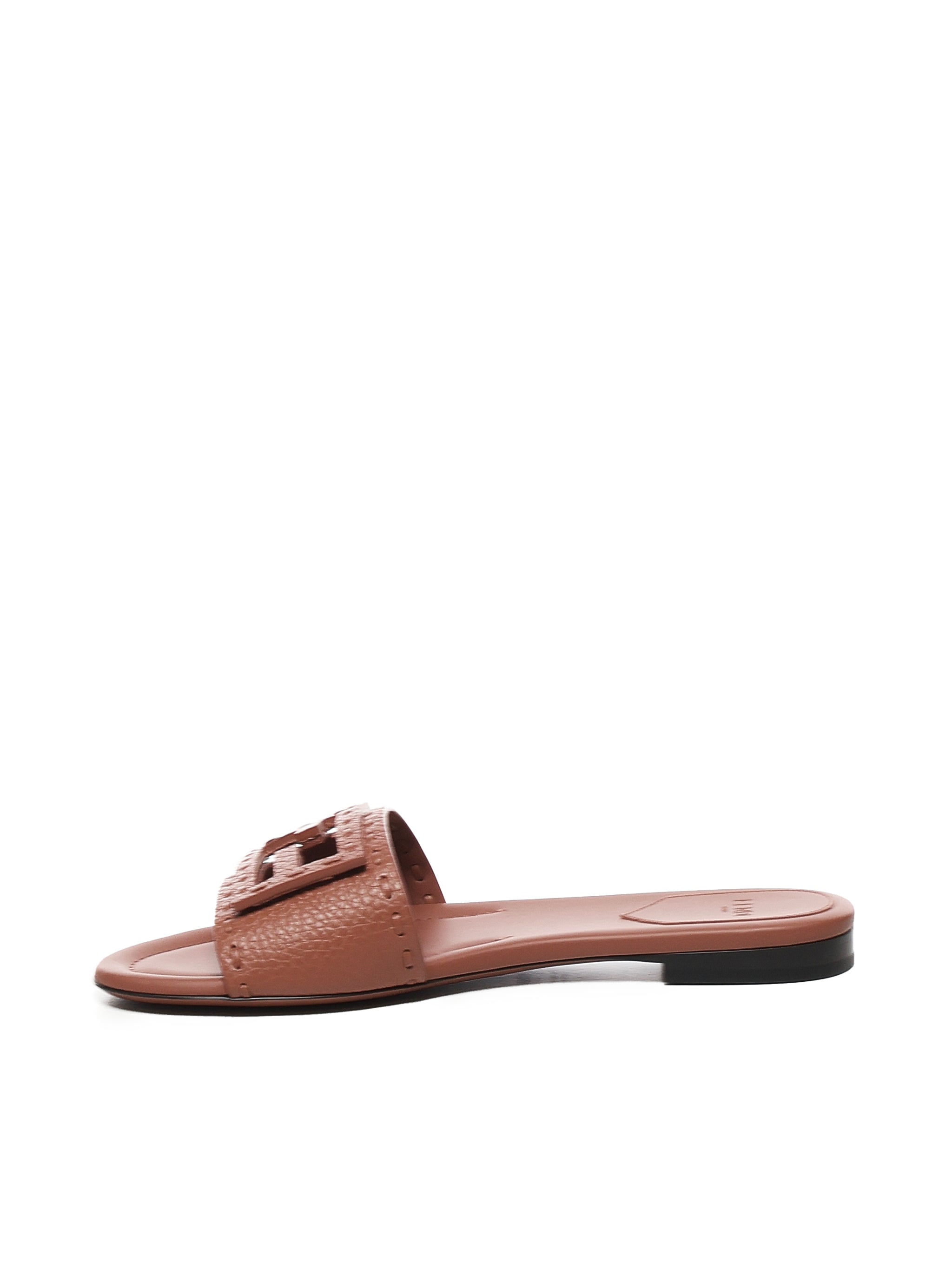 Fendi Sandals Brown Calfskin
