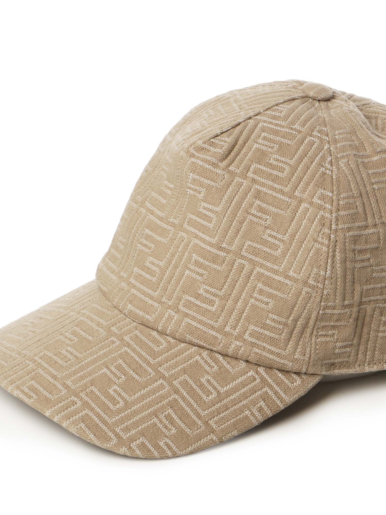 Fendi Hats Beige Cotton