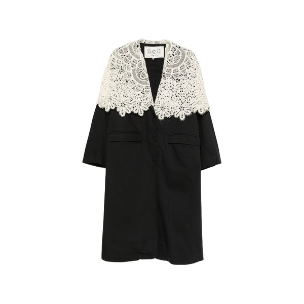 Single-Breasted Coat Black-Neutrals Black/neutrals Single Breasted