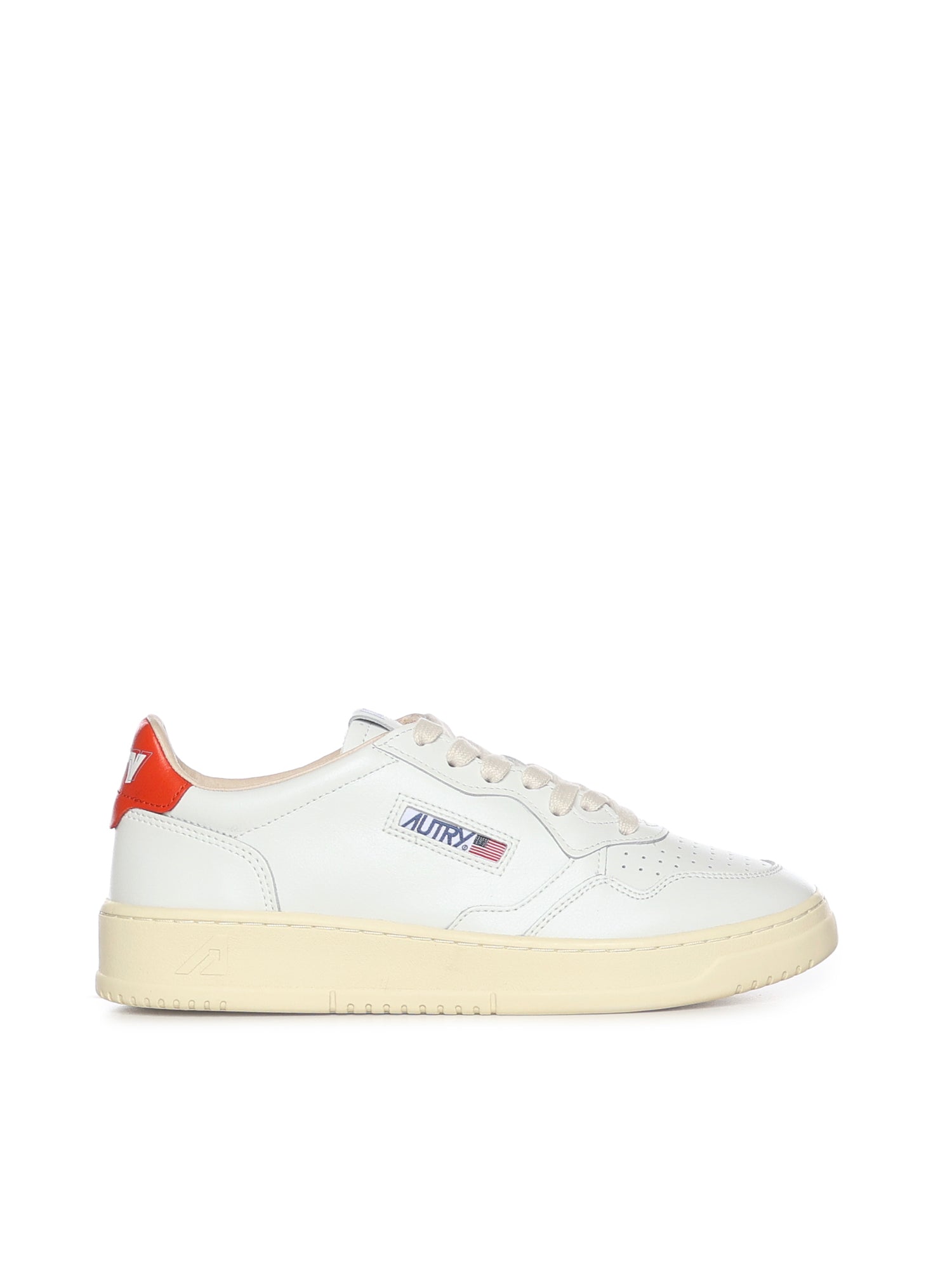 AUTRY Sneakers Wht/soran Cowskin