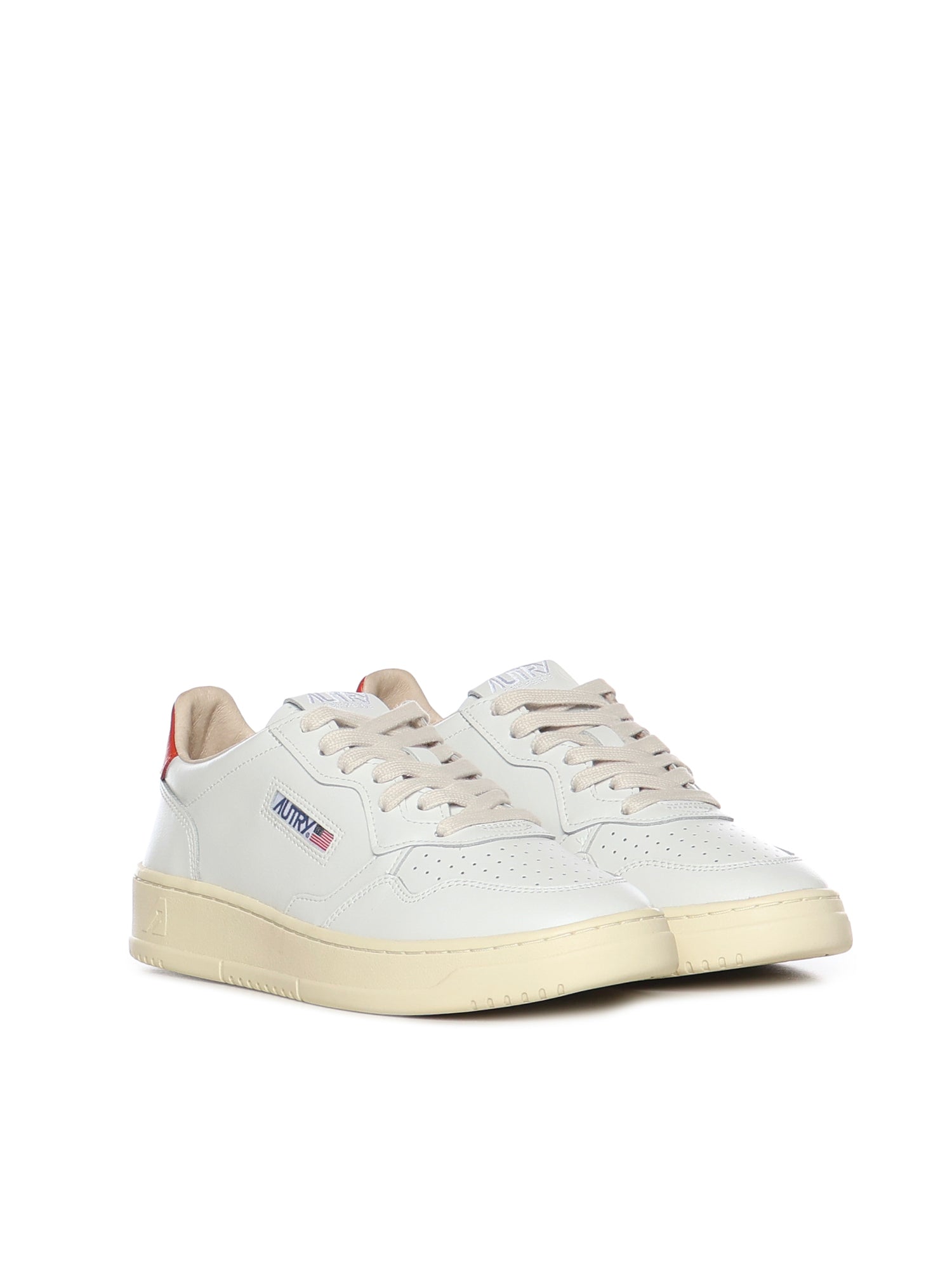 AUTRY Sneakers Wht/soran Cowskin