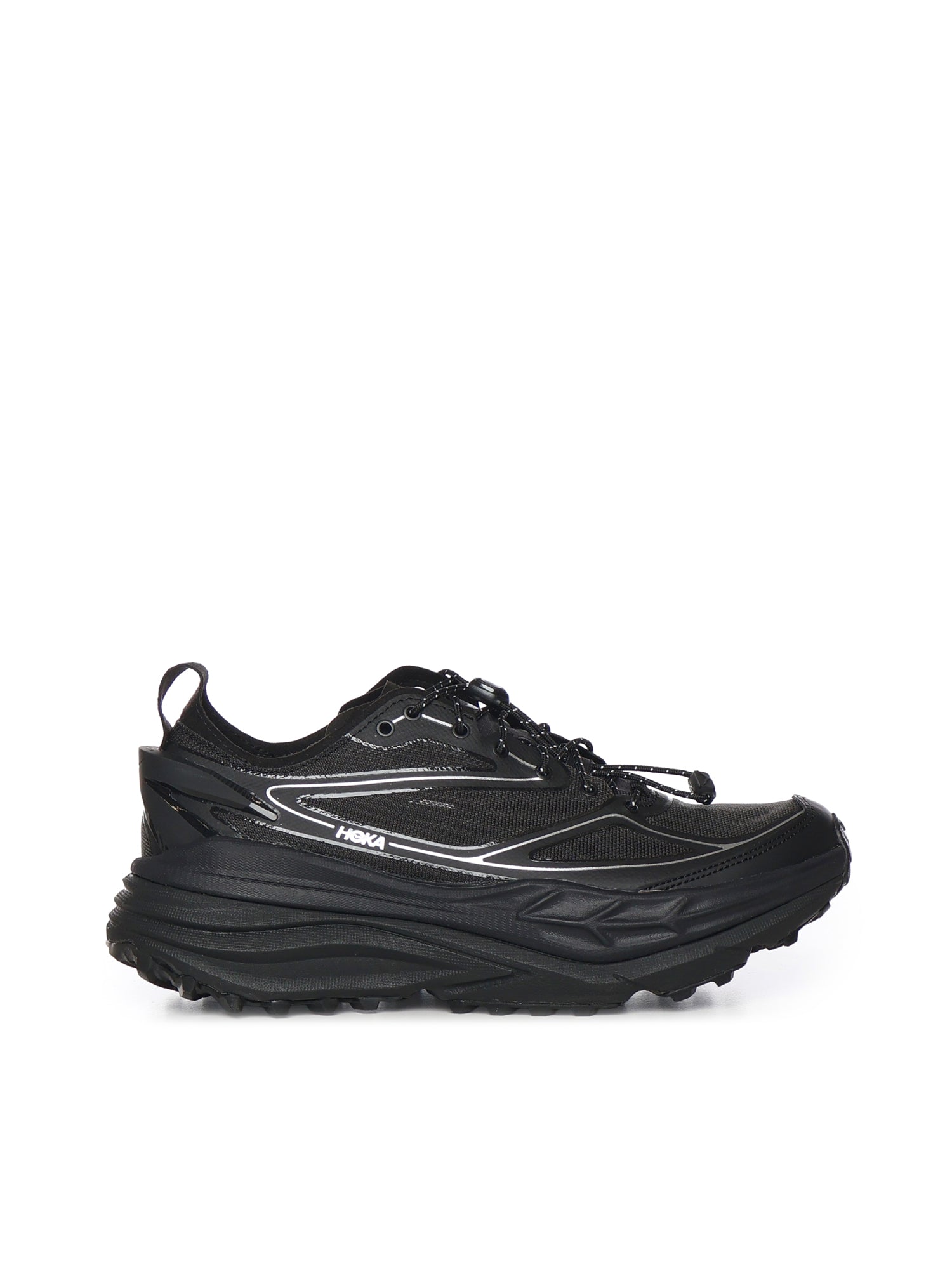 HOKA Sneakers Black / Silver Polyester