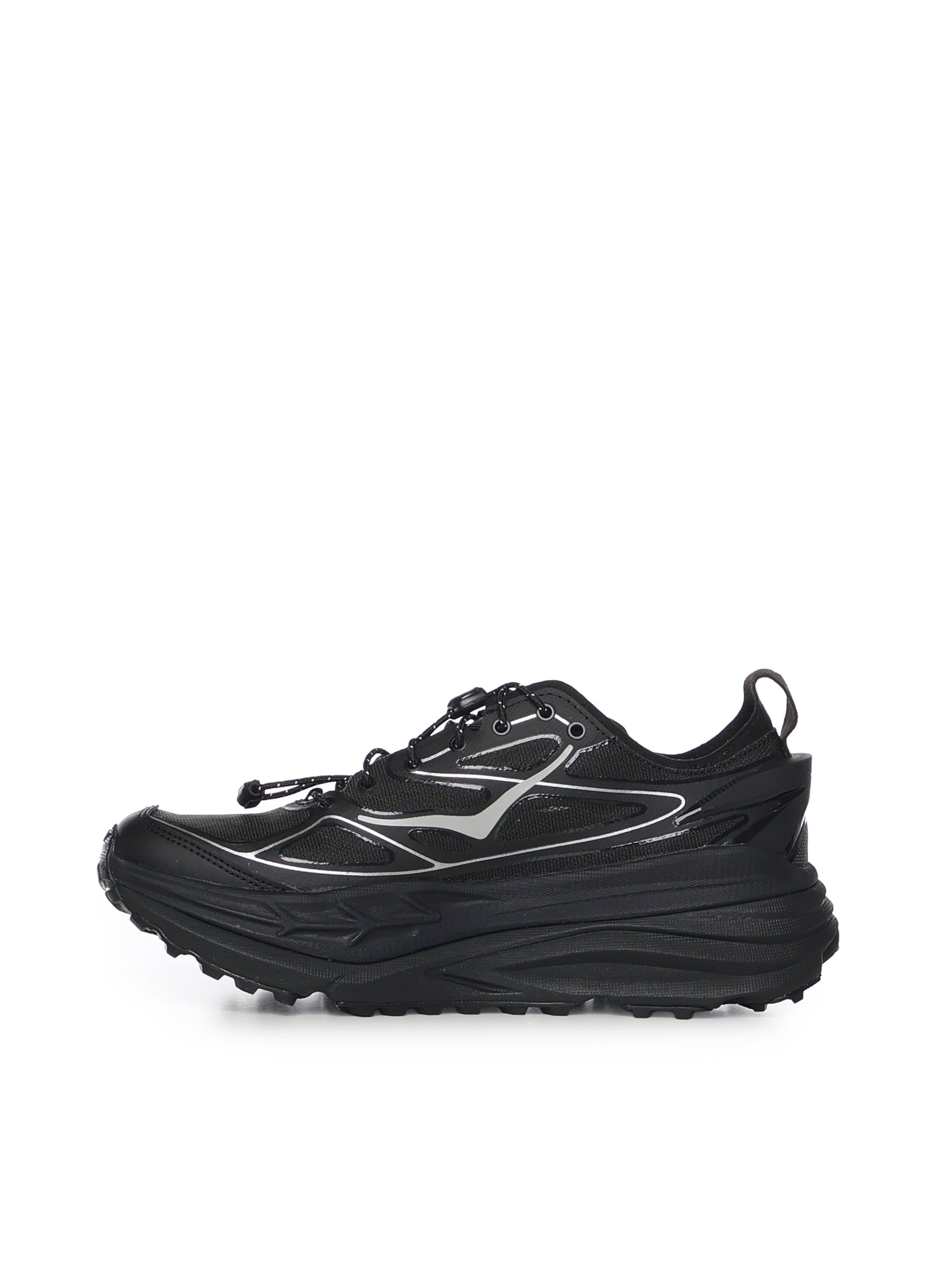 HOKA Sneakers Black / Silver Polyester