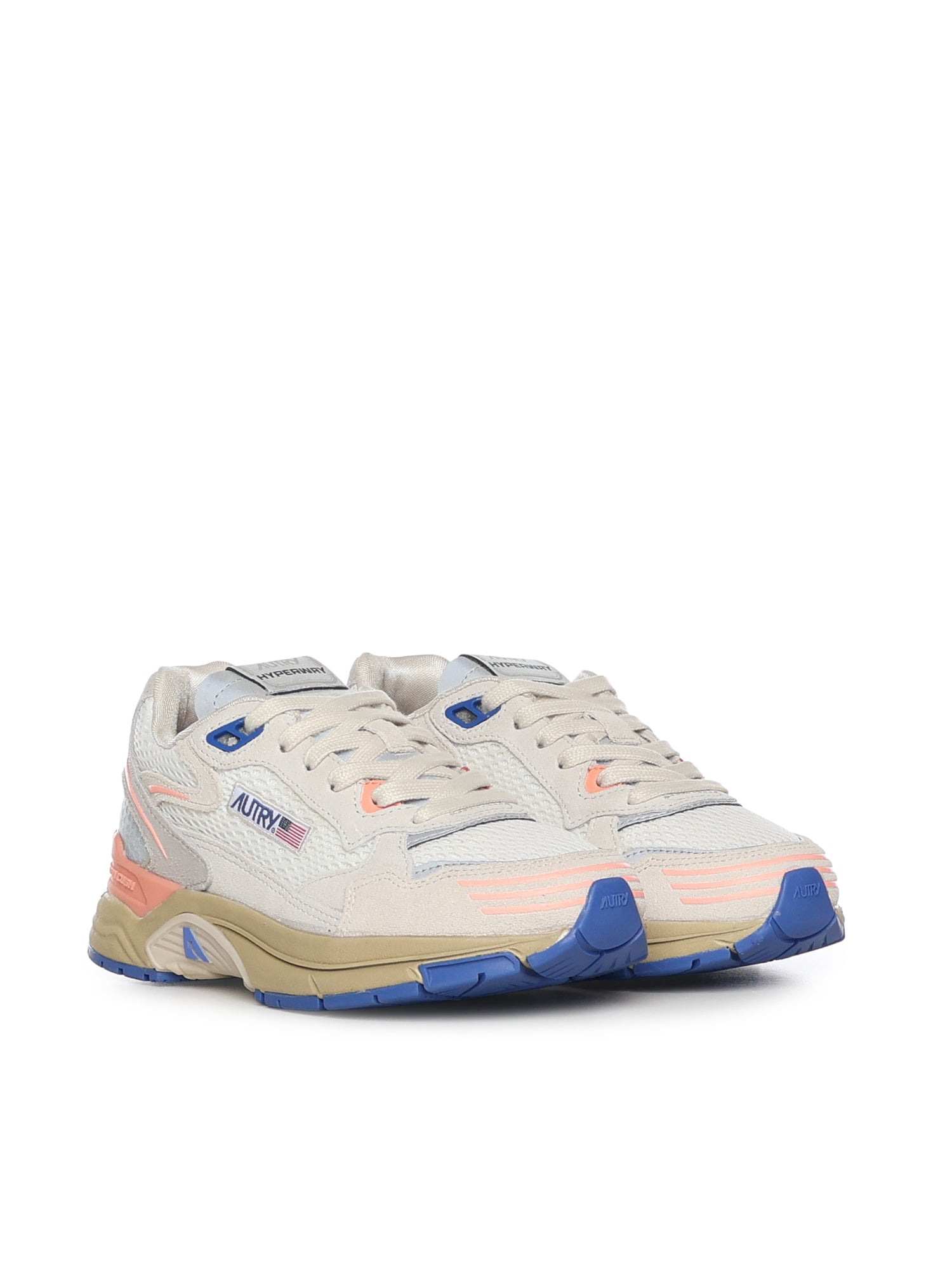 AUTRY Sneakers White/peach Nylon