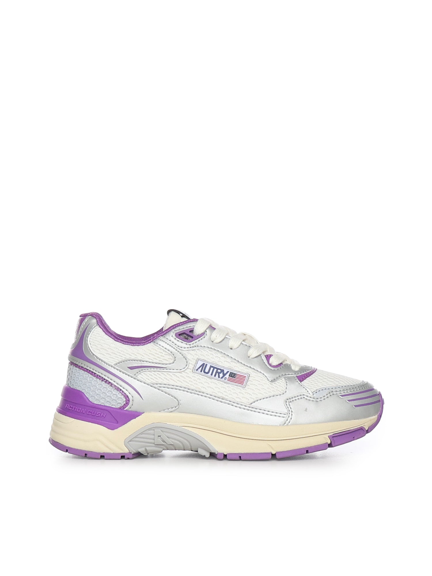 AUTRY Sneakers Silver/violet Polyurethane