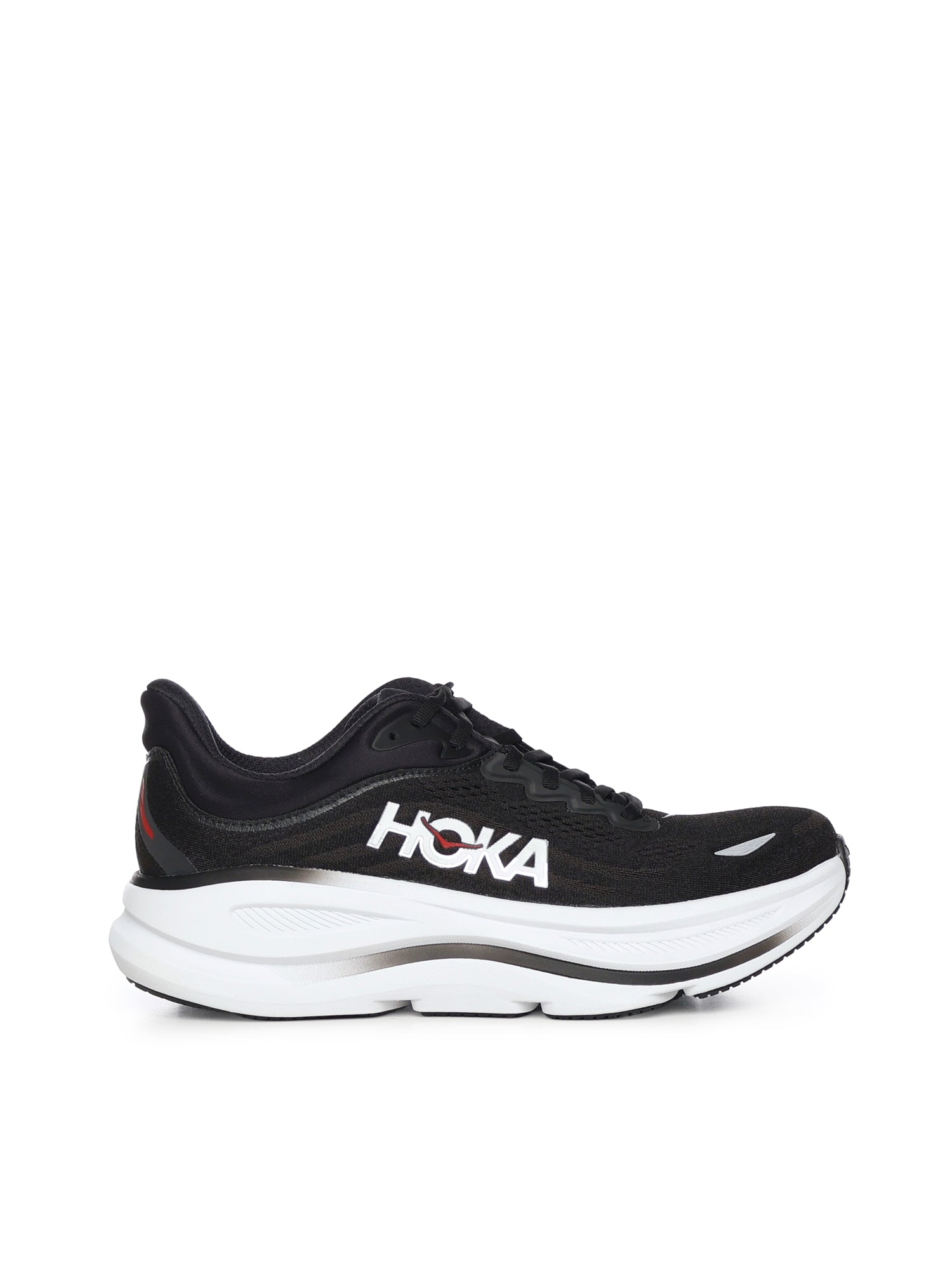HOKA Sneakers Black / Vermillion Polyester