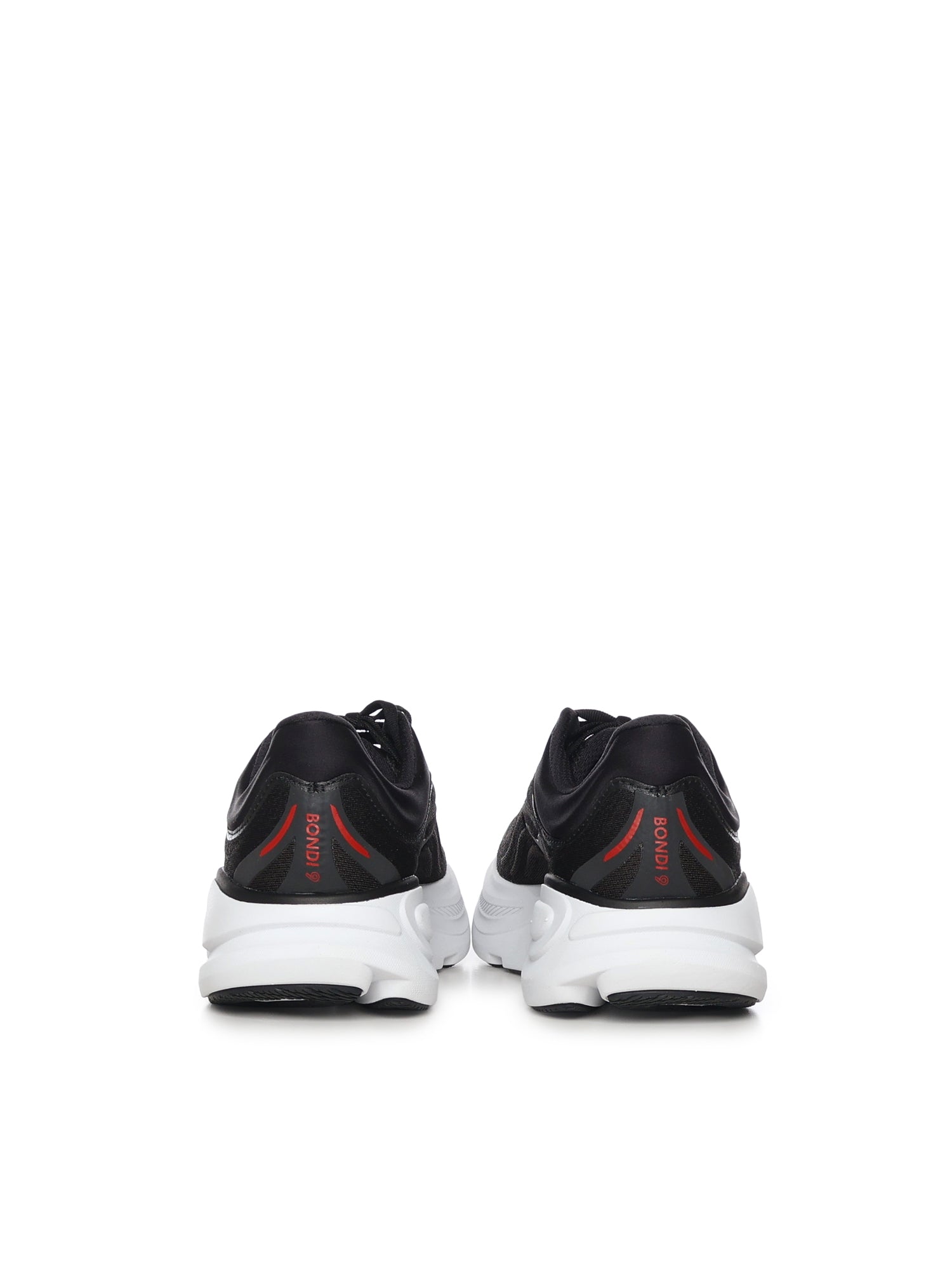 HOKA Sneakers Black / Vermillion Polyester