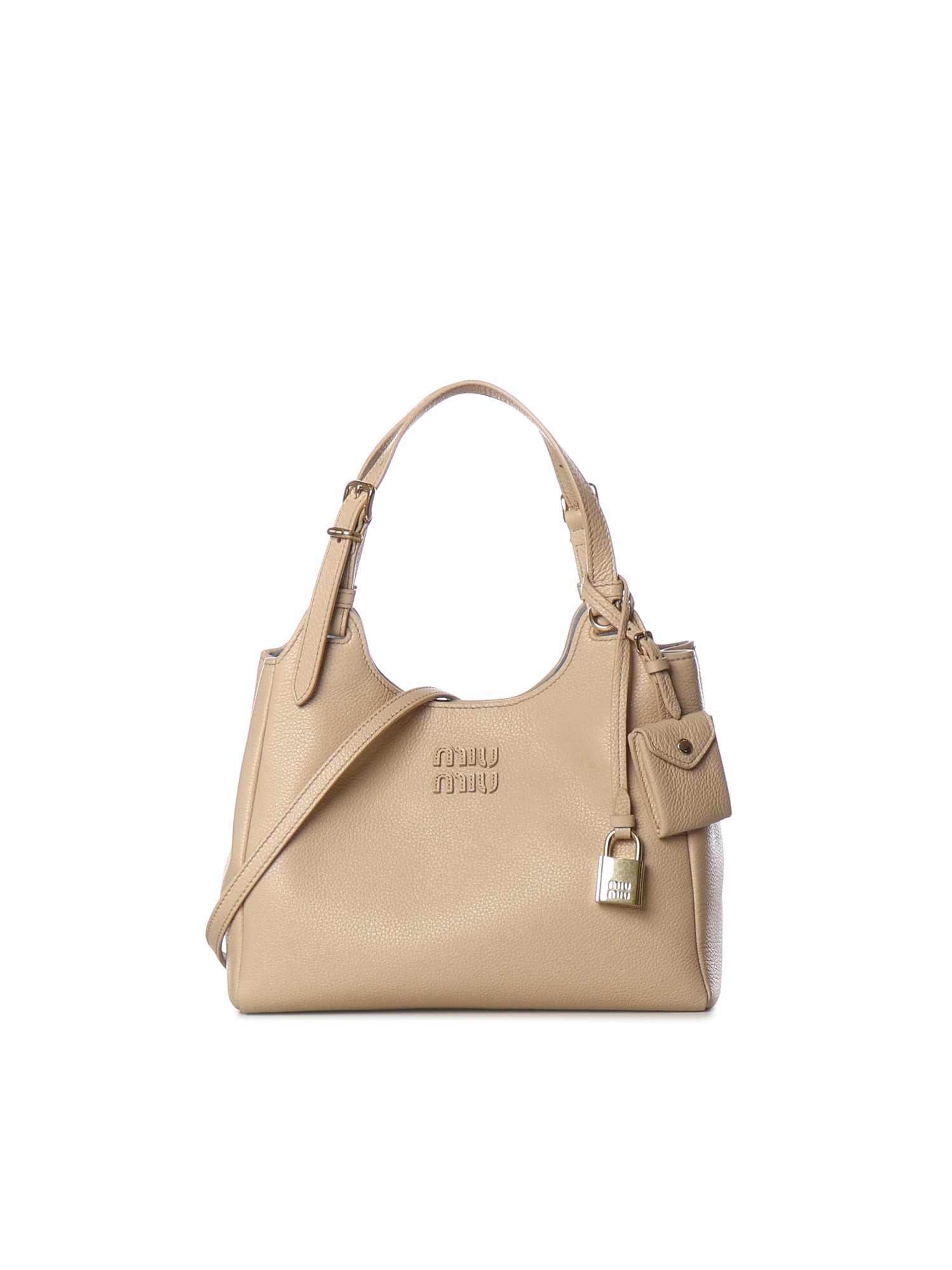 Miu Bags Travertine Calfskin