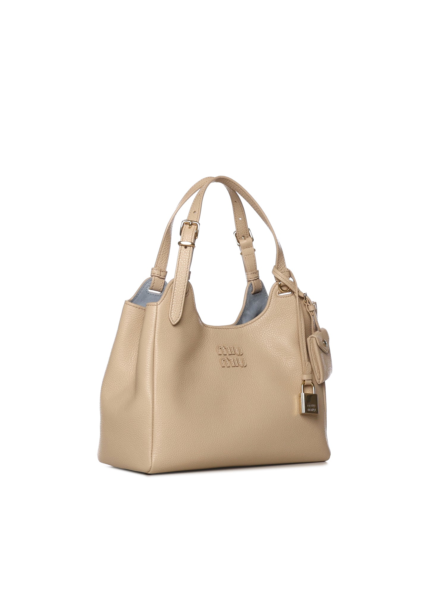 Miu Bags Travertine Calfskin