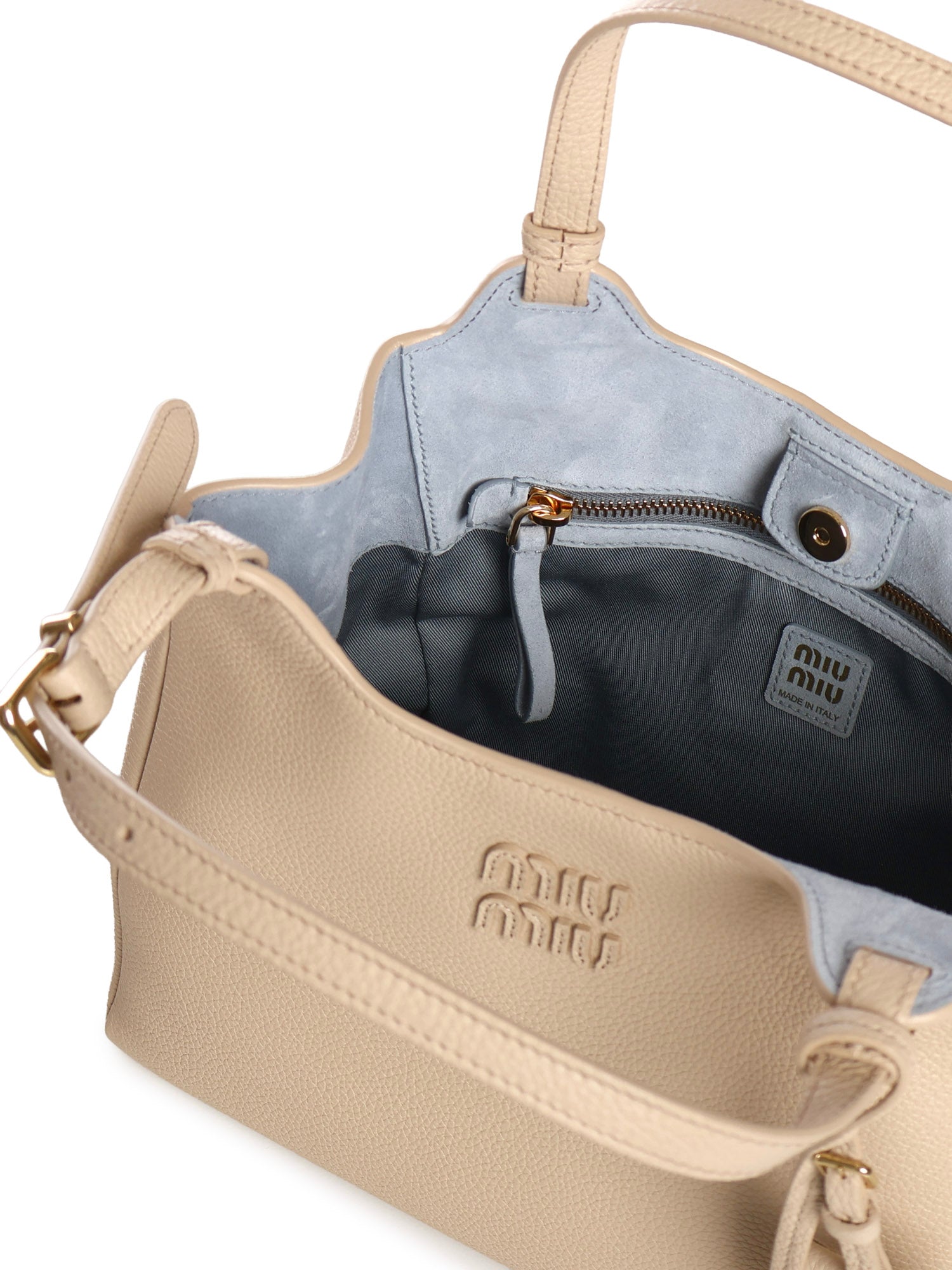 Miu Bags Travertine Calfskin