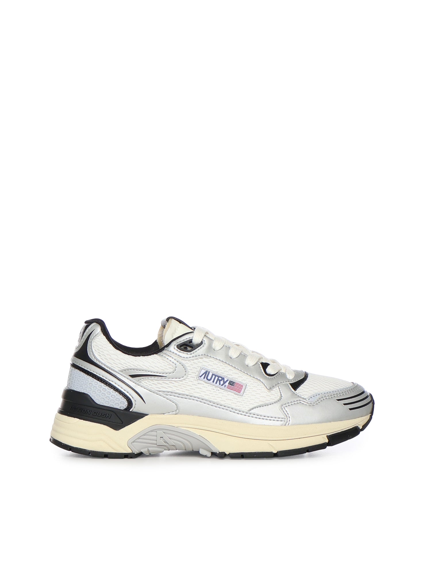 AUTRY Sneakers Silver/black Polyurethane
