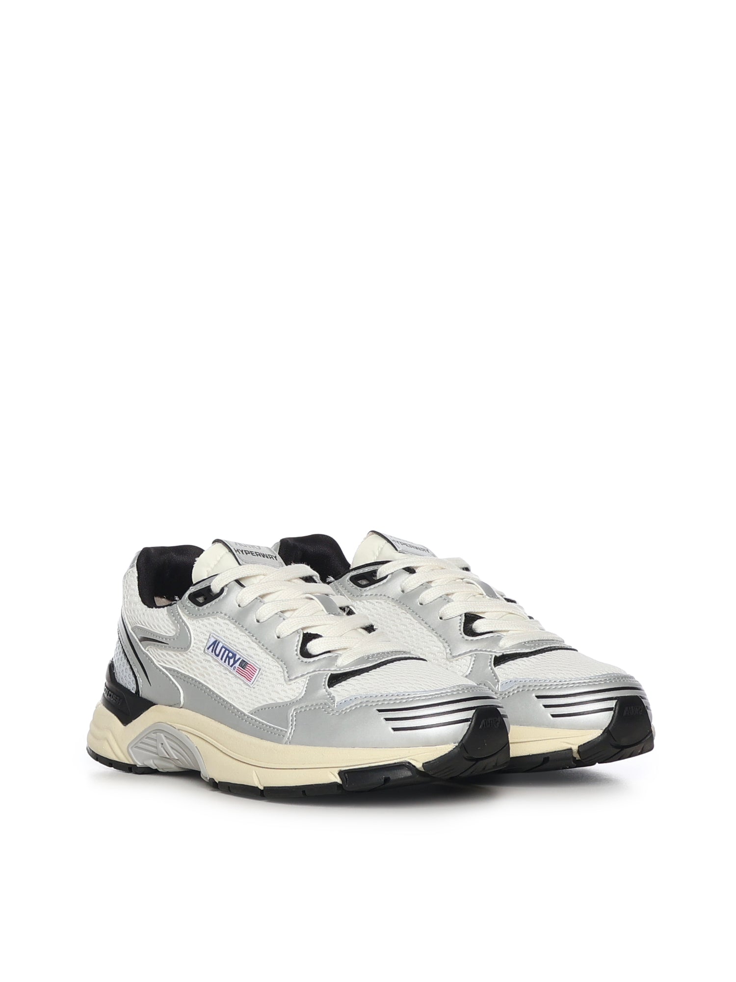 AUTRY Sneakers Silver/black Polyurethane