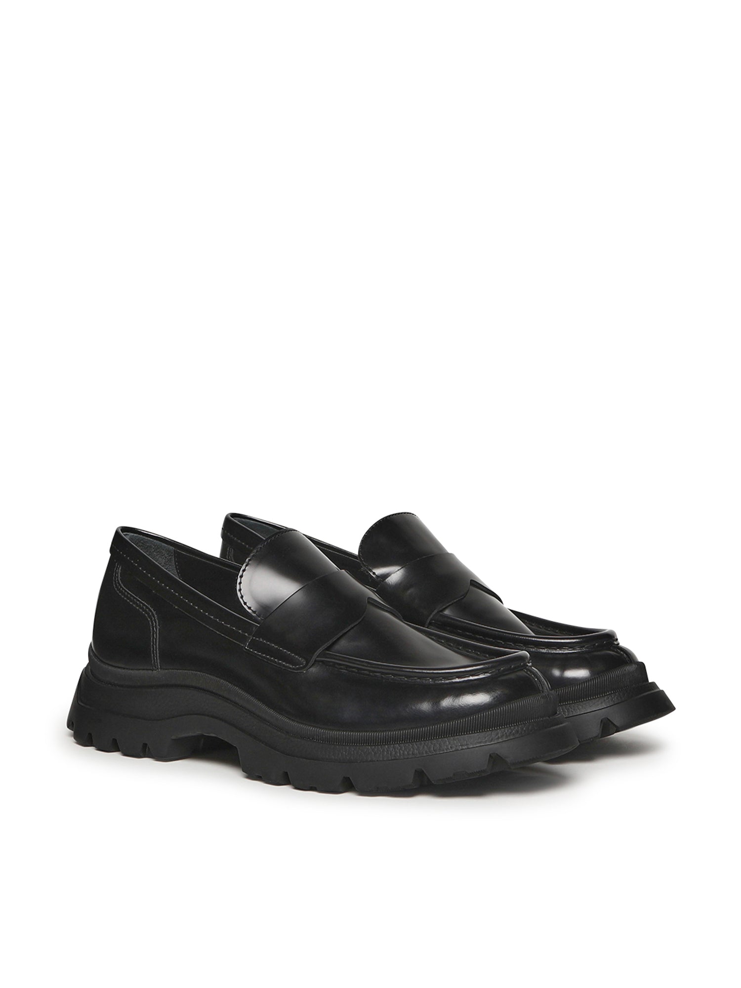Hogan Flat shoes Black Calfskin