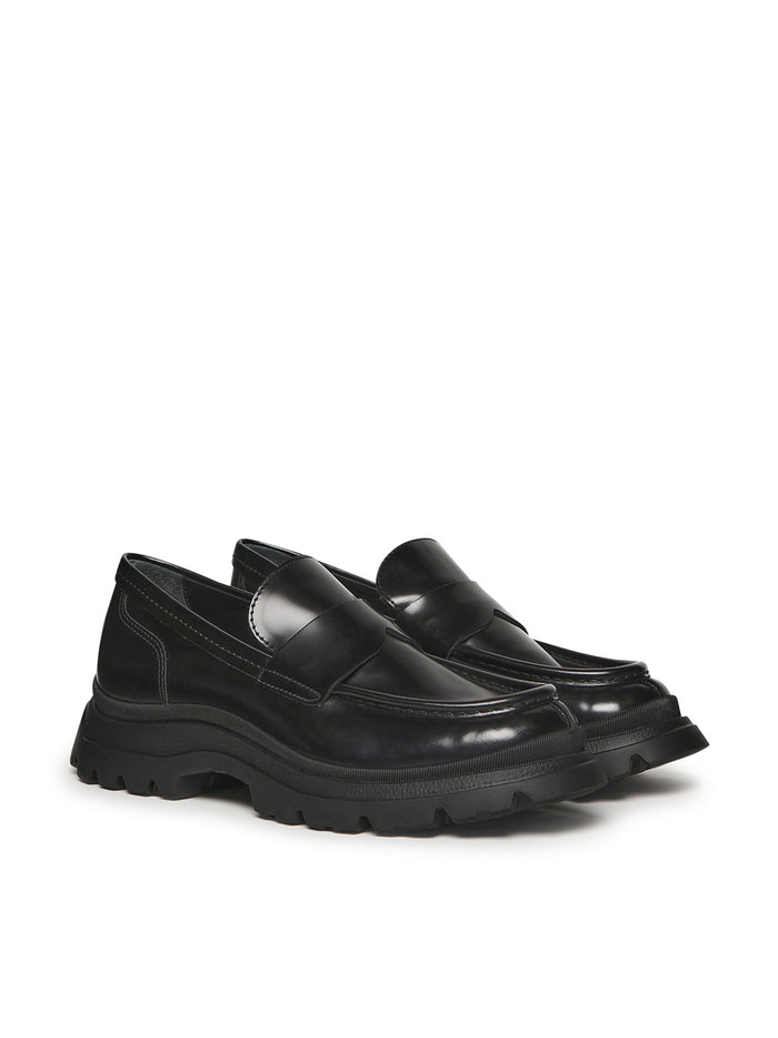 Hogan Flat shoes Black Calfskin