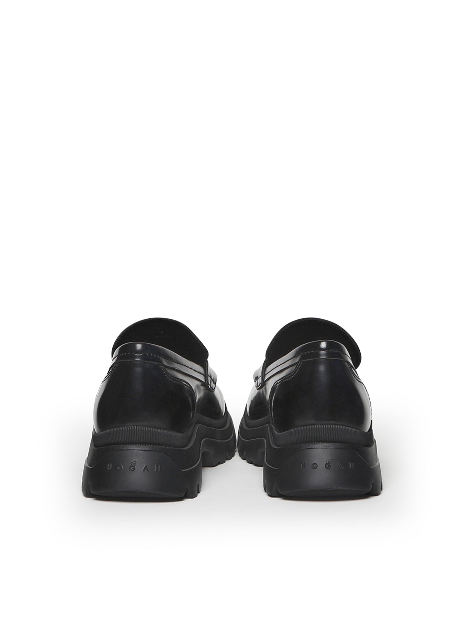 Hogan Flat shoes Black Calfskin