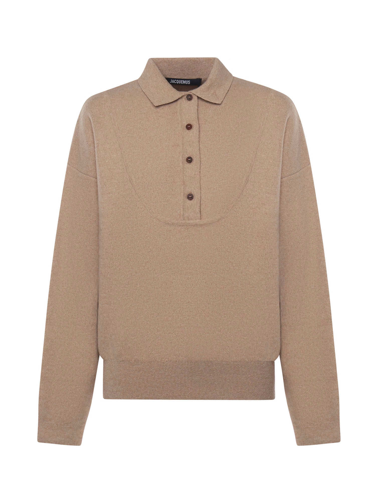 JACQUEMUS Sweaters Beige Merino Wool
