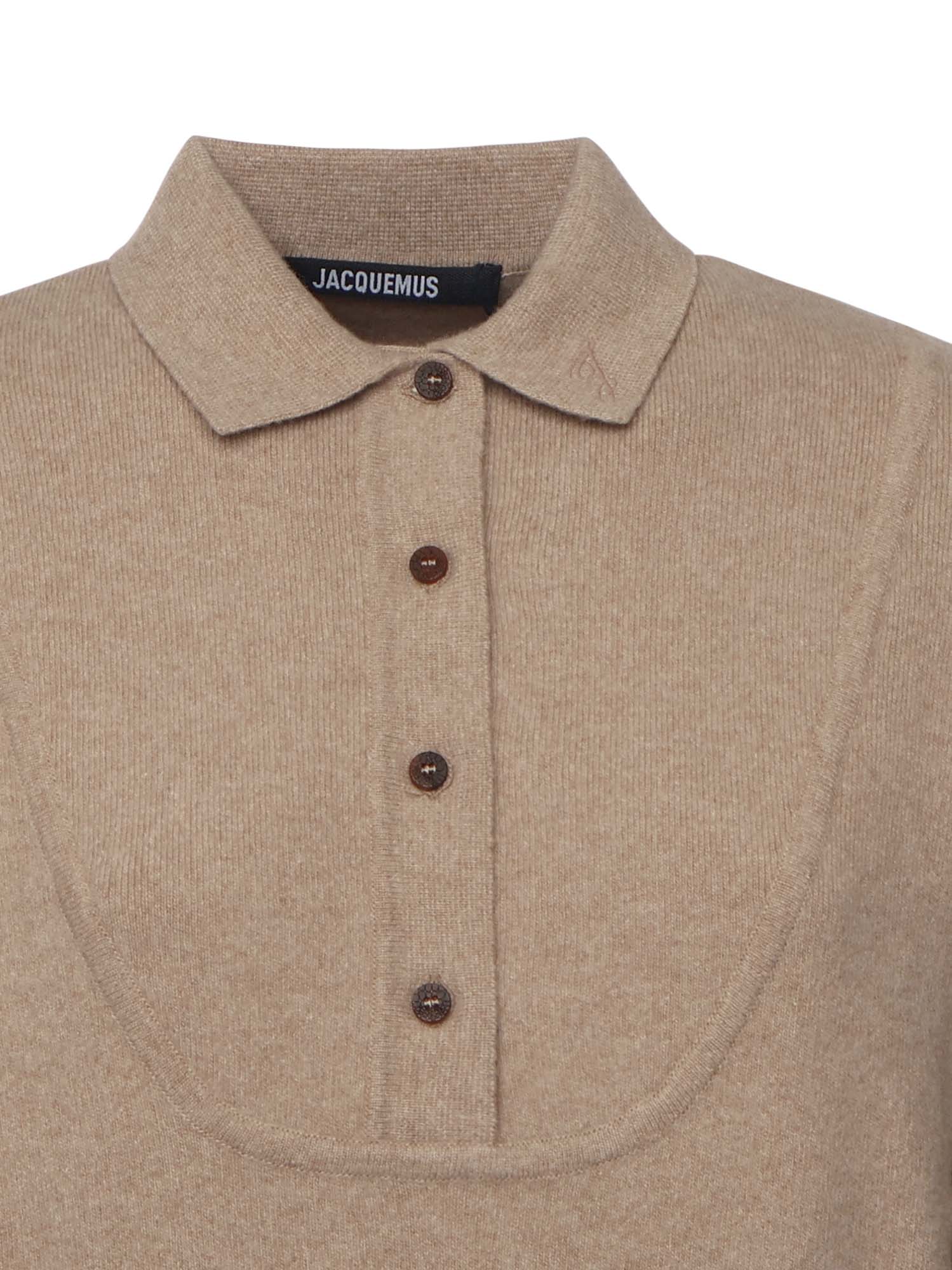 JACQUEMUS Sweaters Beige Merino Wool