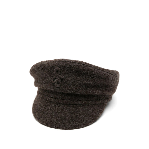Cap Brown Wool-Blend Outer: Wool Hat