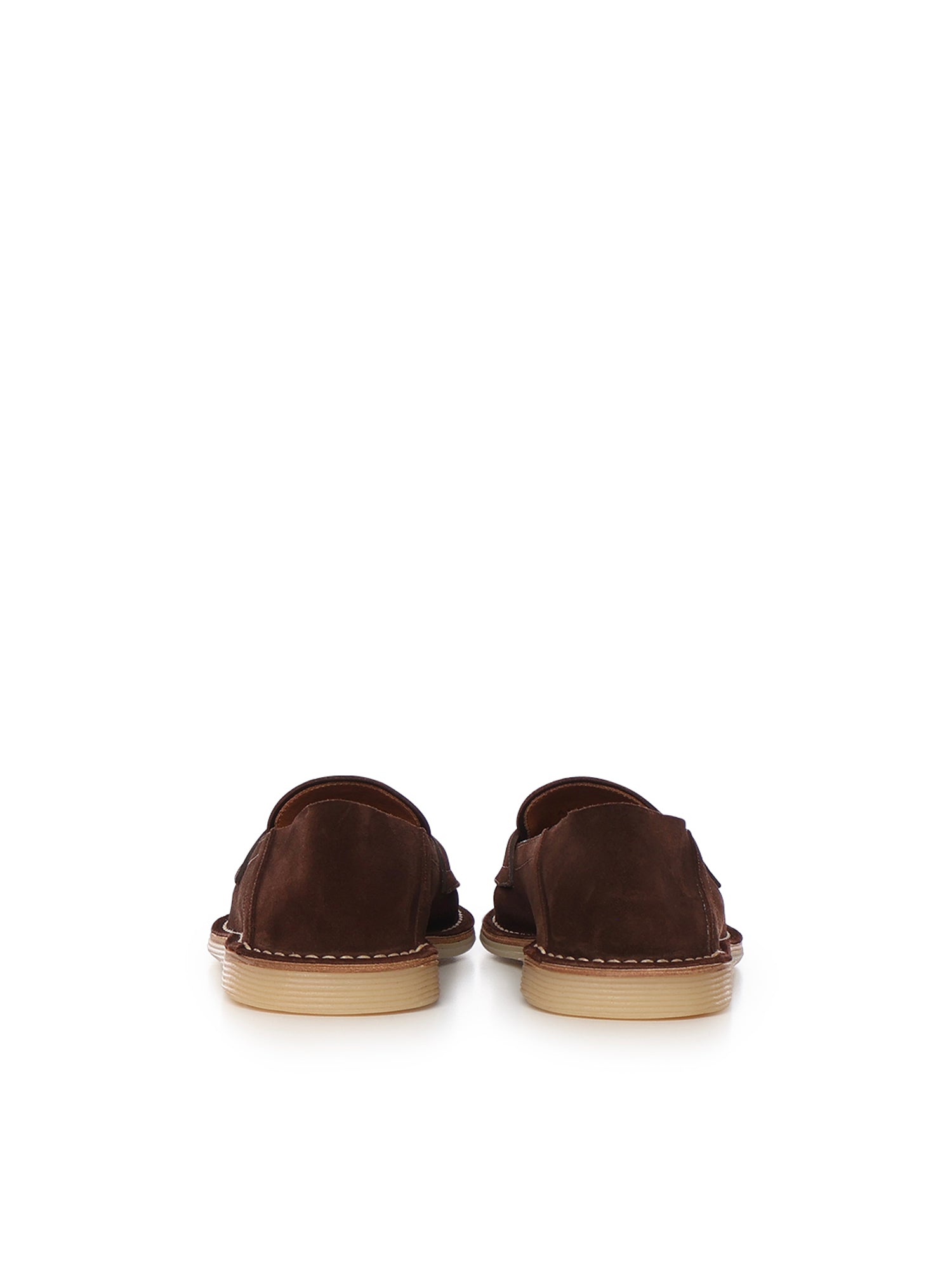 Dolce & Gabbana Flat shoes Brown Calfskin