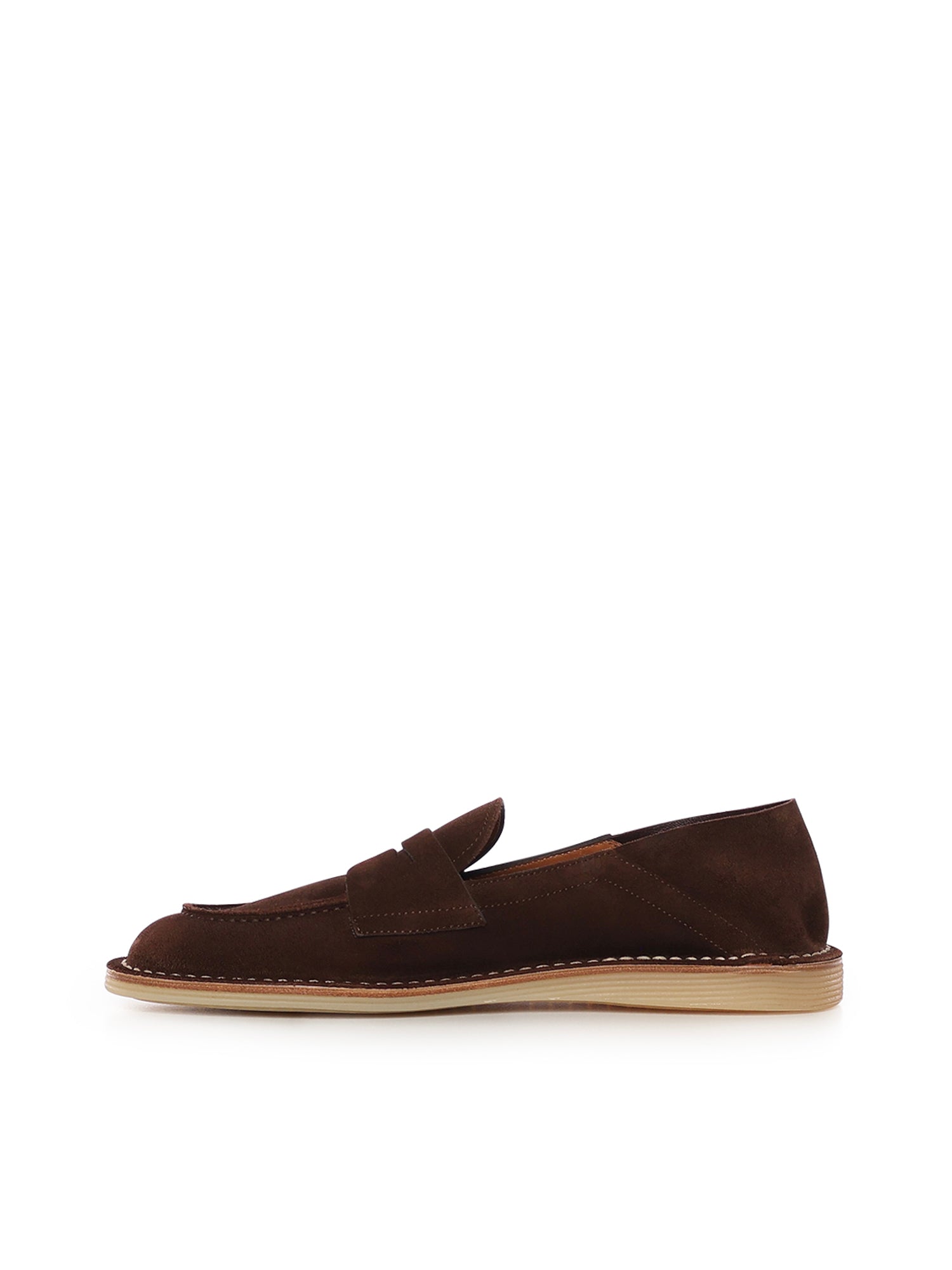 Dolce & Gabbana Flat shoes Brown Calfskin