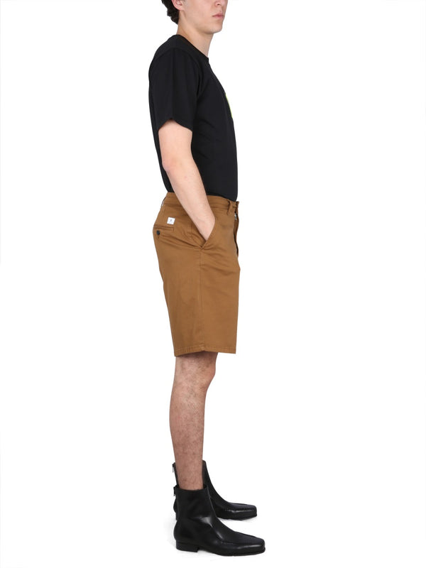 Cotton Bermuda Shorts Brown